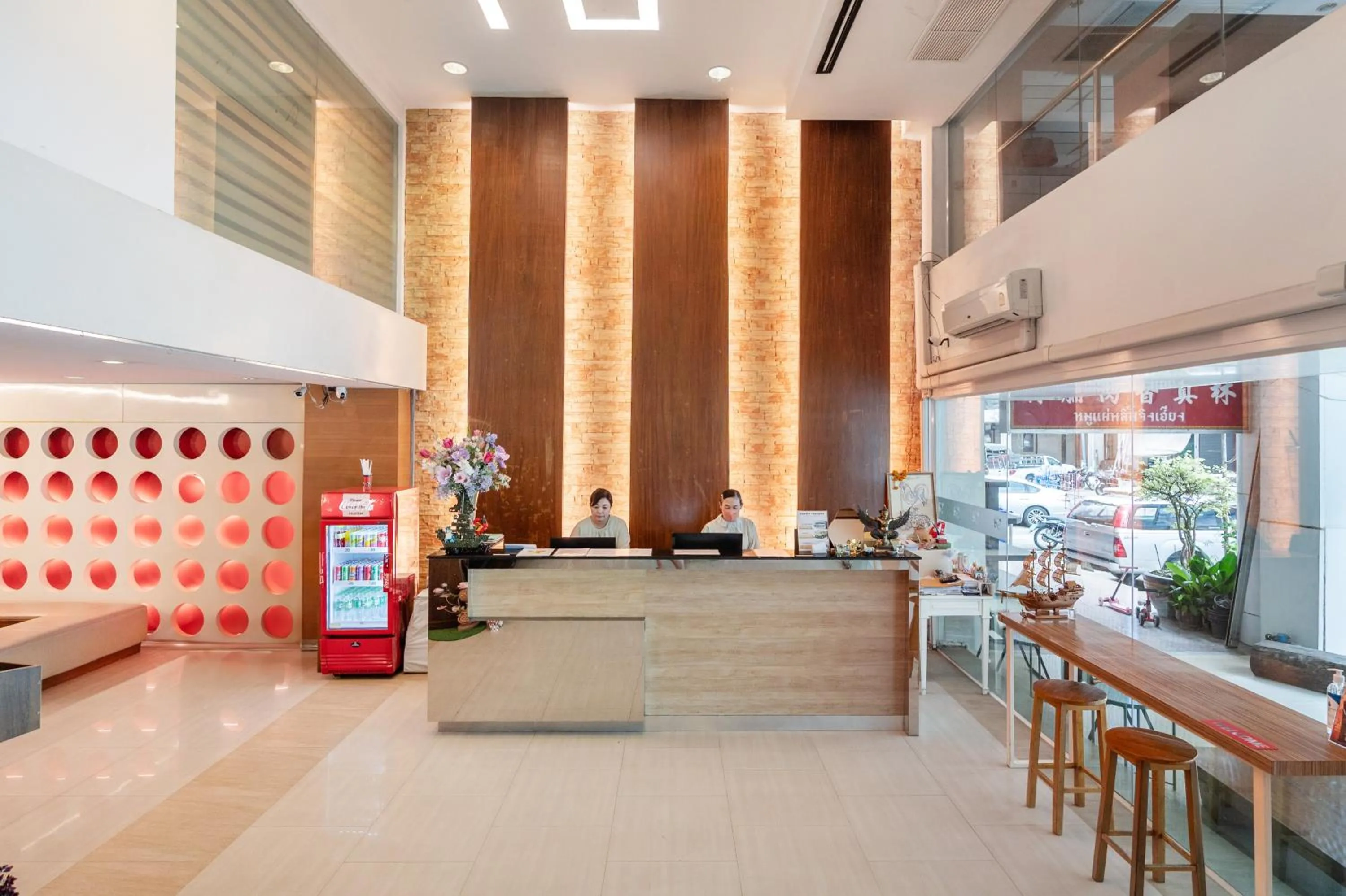 Lobby or reception in P2 Boutique