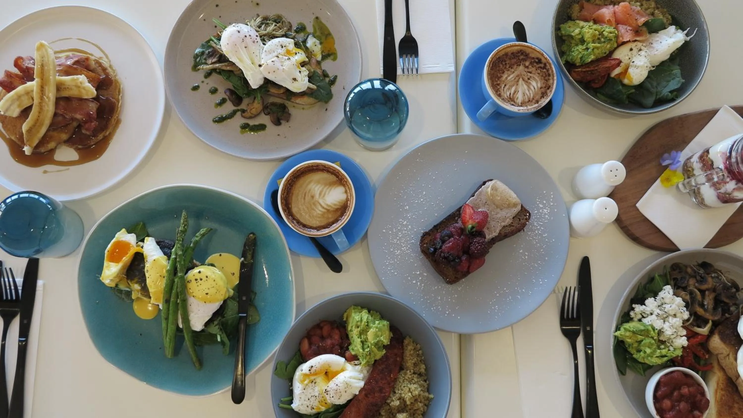 Dining area in The Clan Terrigal