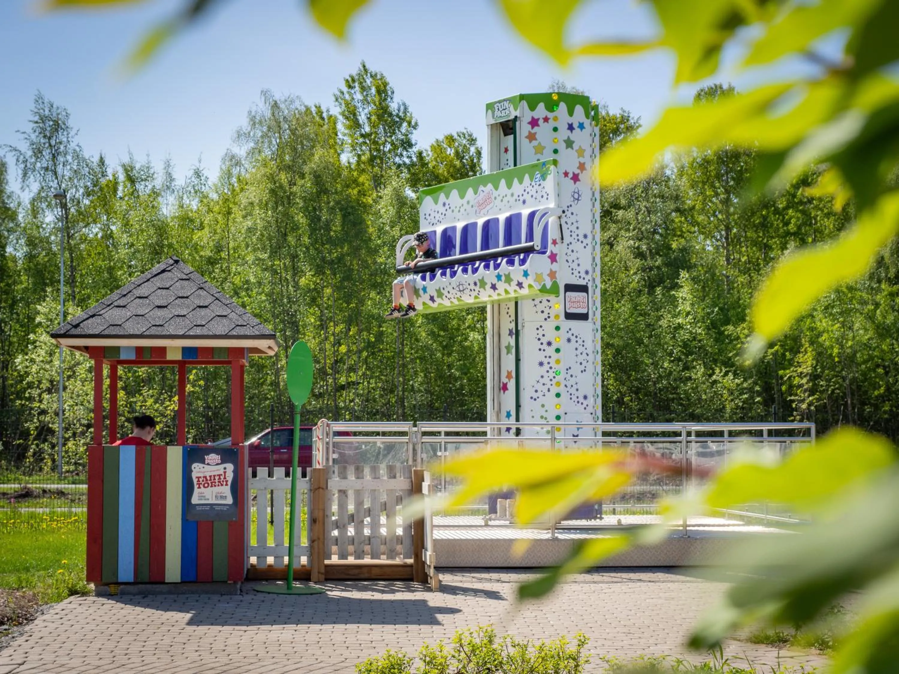 Children play ground in Nallikari Seaside Cottages
