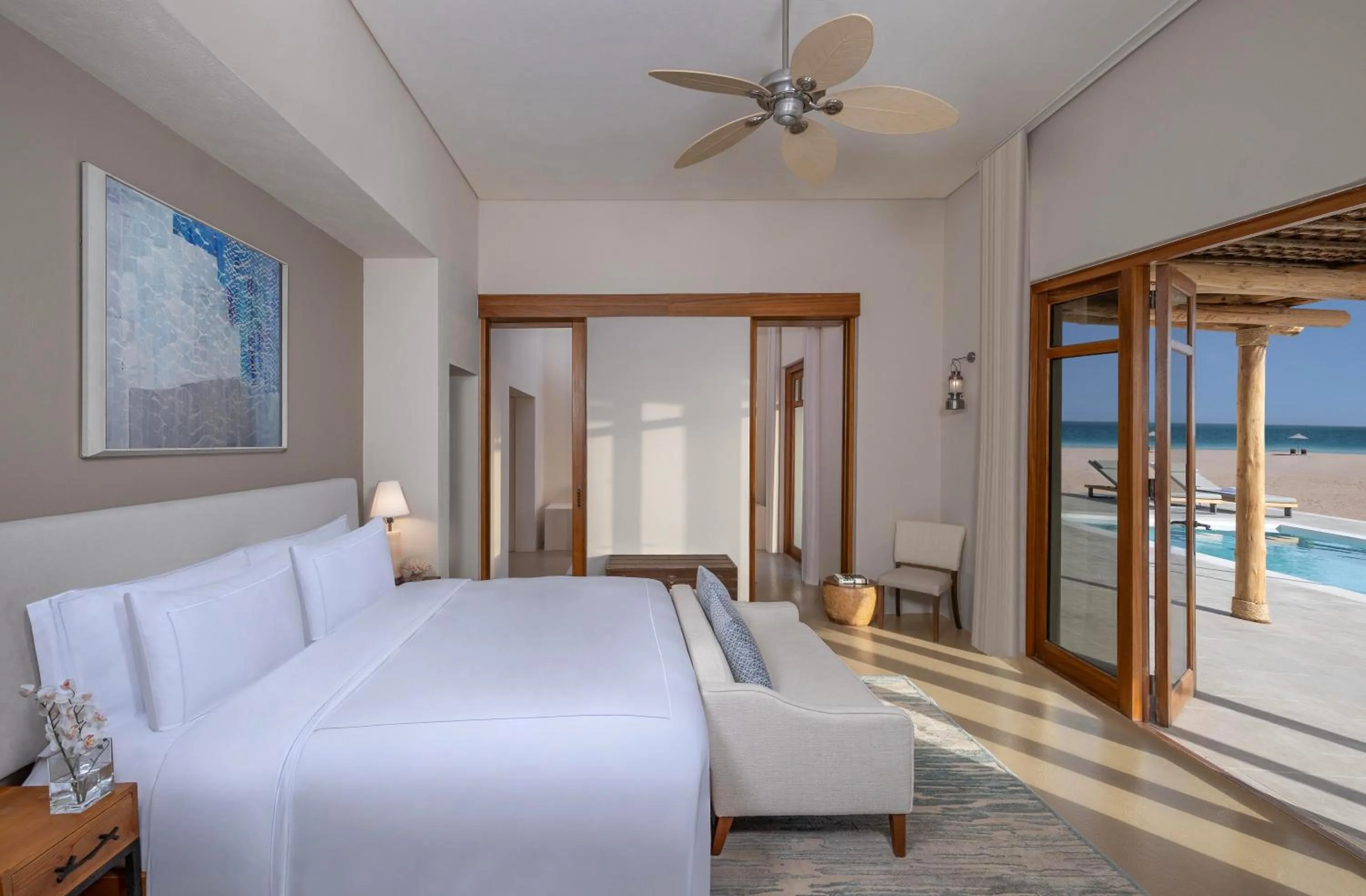 Property building, Bed in Anantara Sir Bani Yas Island Al Yamm Villa Resort