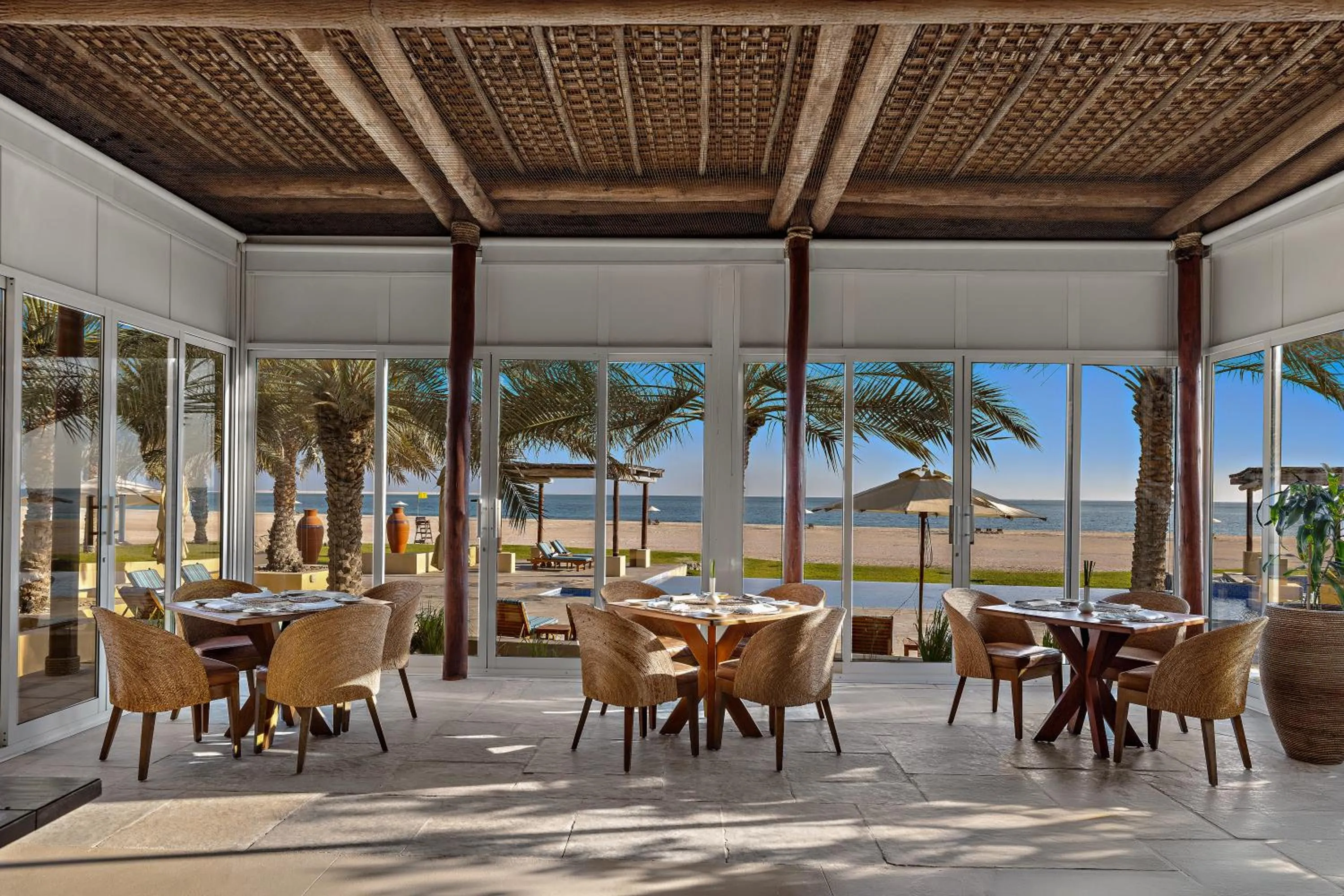 Restaurant/places to eat in Anantara Sir Bani Yas Island Al Yamm Villa Resort