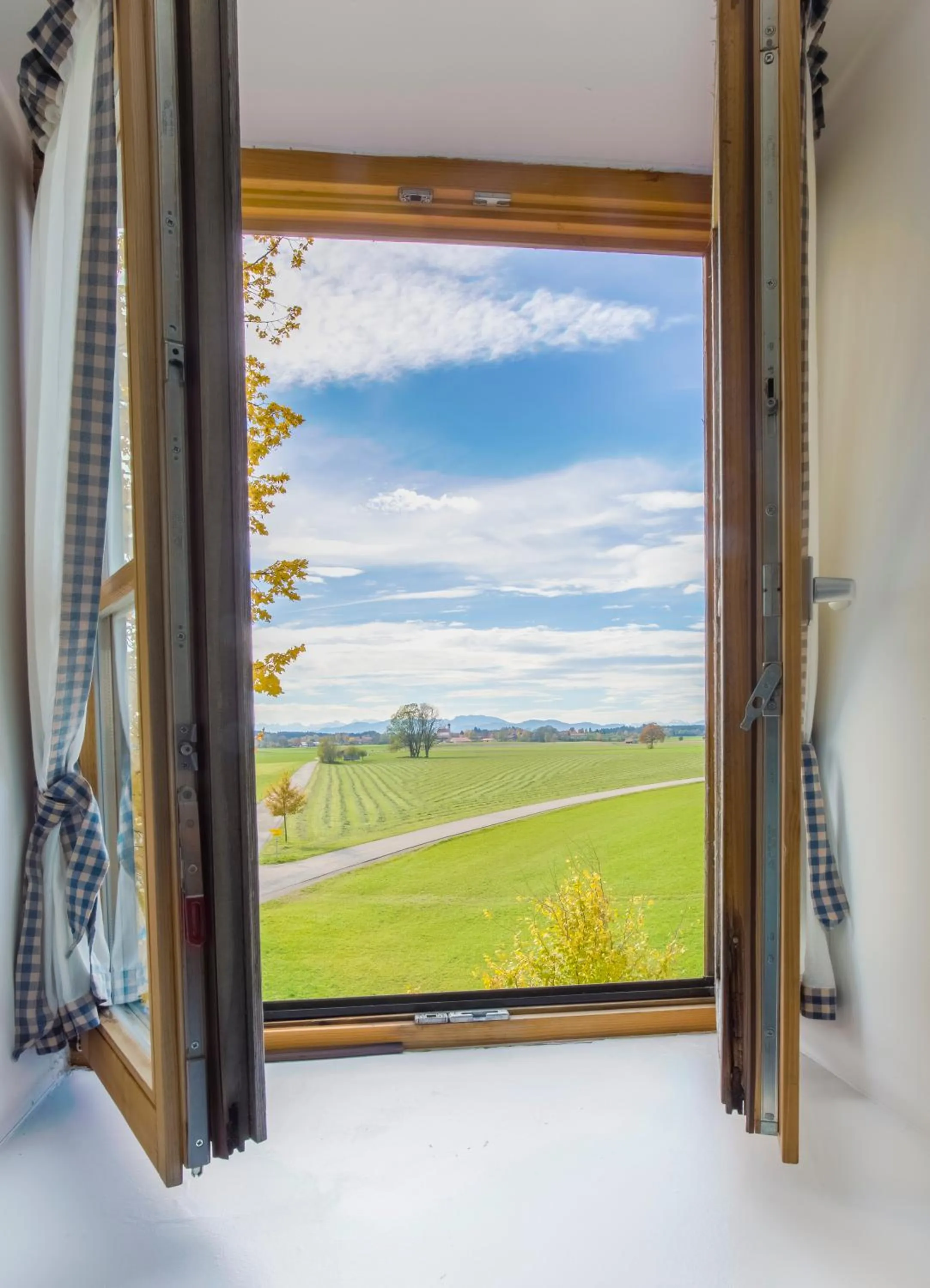 Garden view in Landhotel & Gasthof Baiernrain