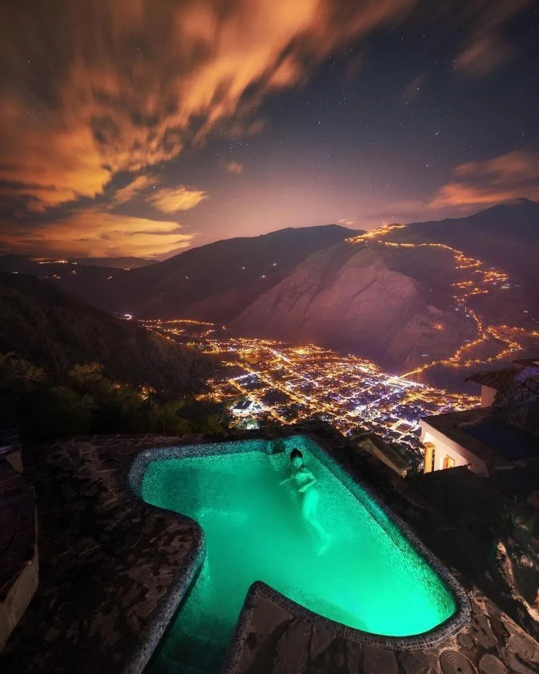Swimming pool in Luna Volcán, Adventure SPA - formerly Luna Runtún