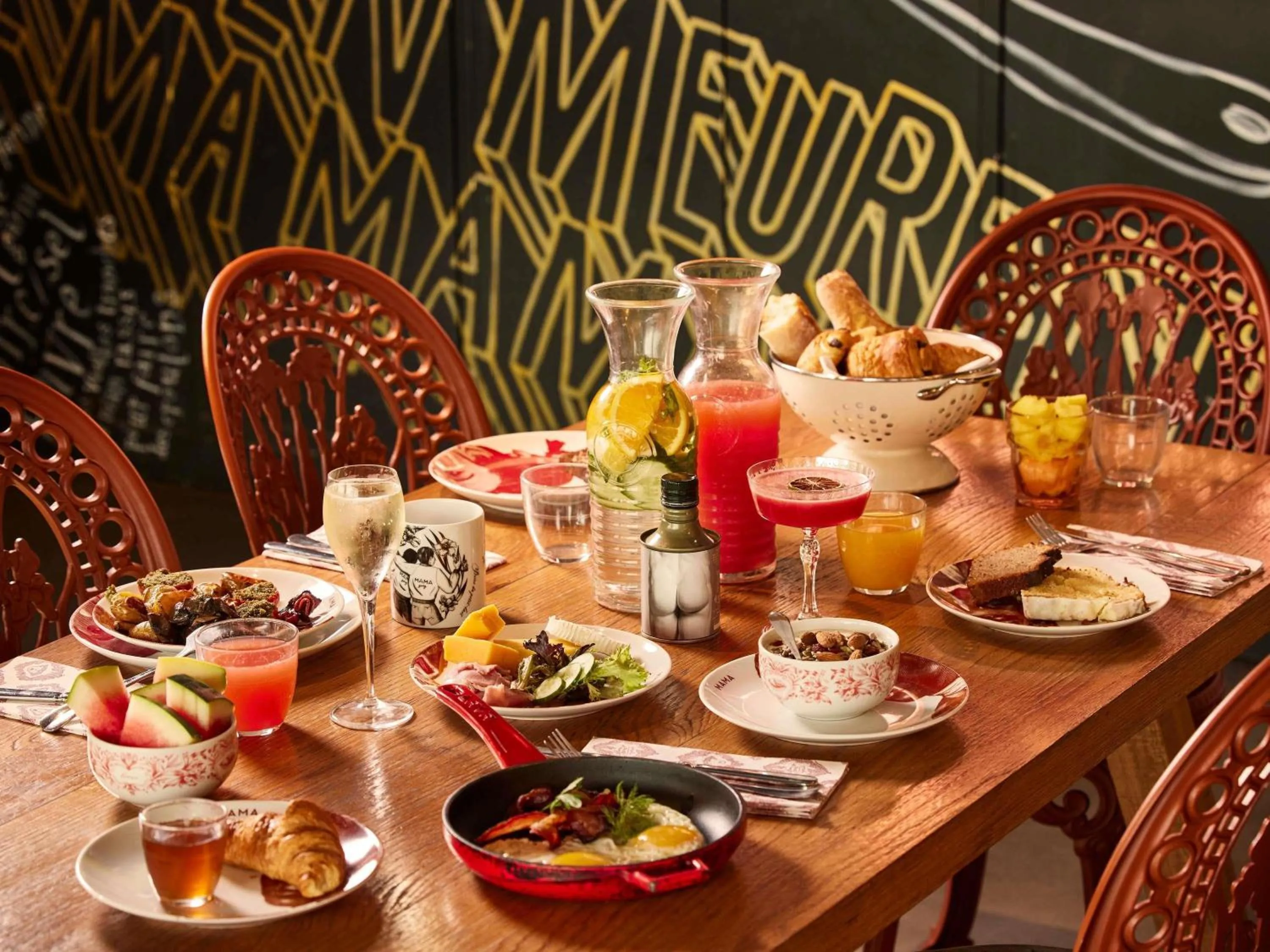 Breakfast in Mama Shelter Lyon