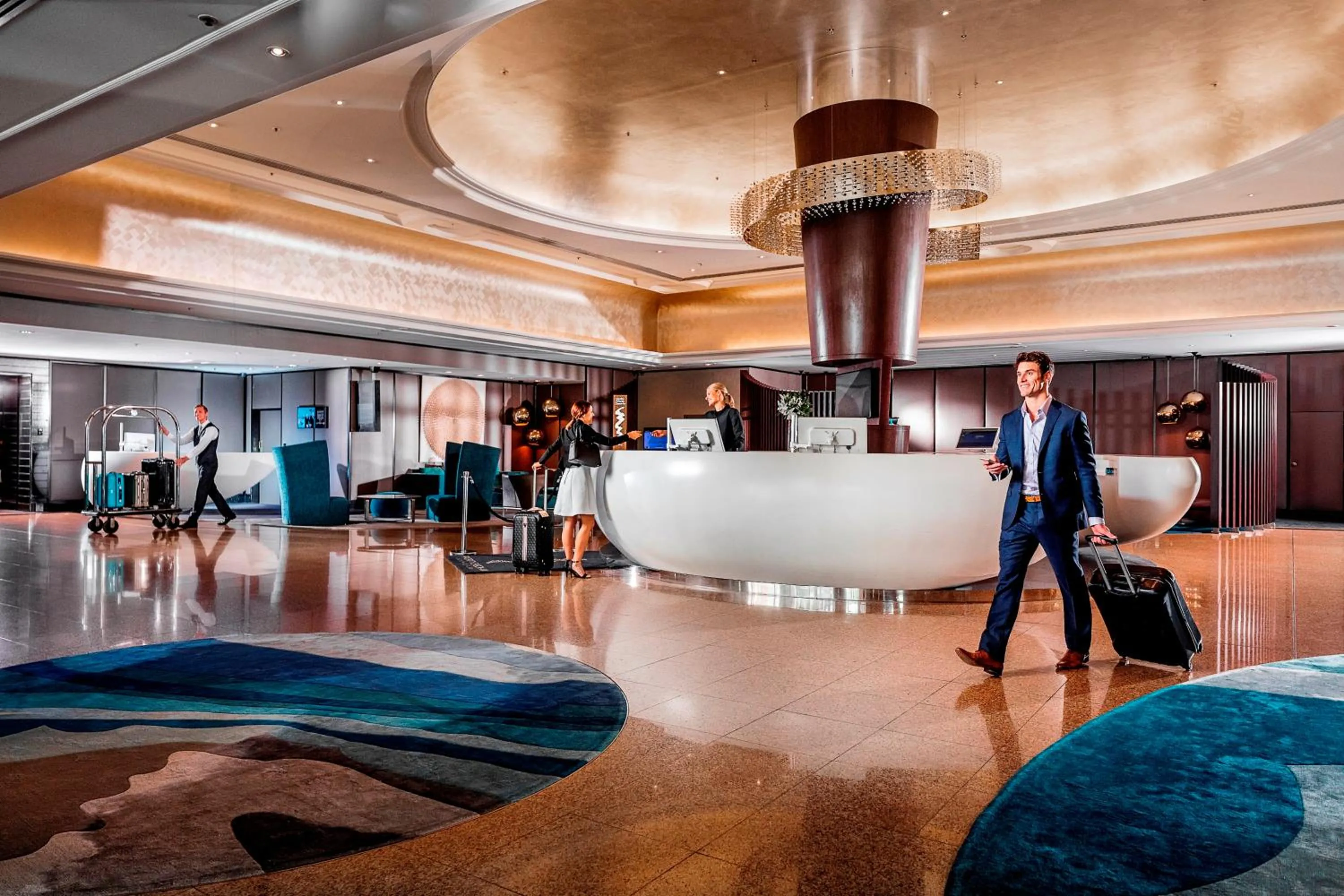 Lobby or reception in Mercure Brisbane King George Square