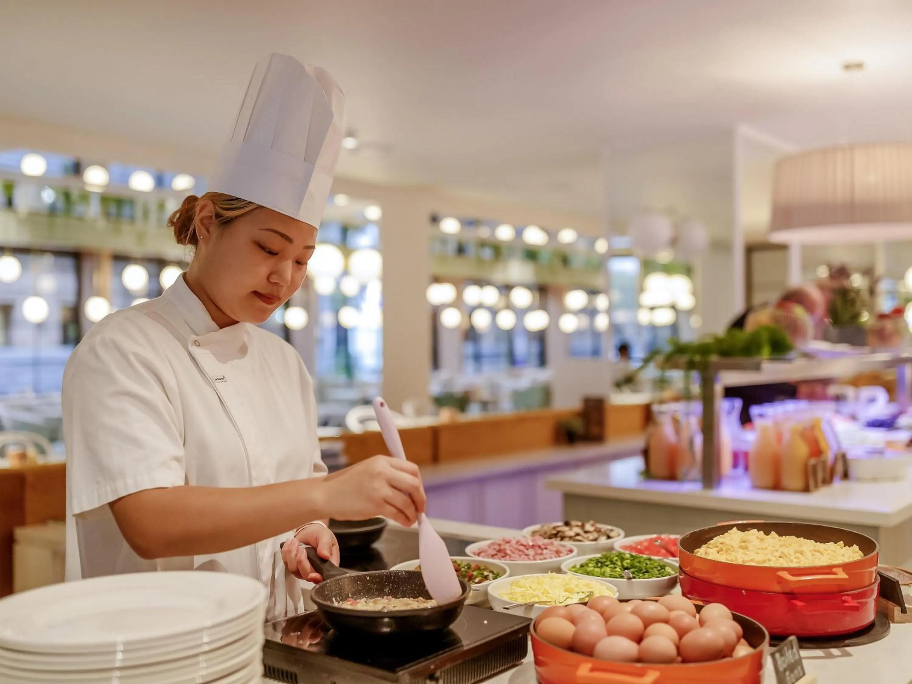 Breakfast in Mercure Brisbane King George Square