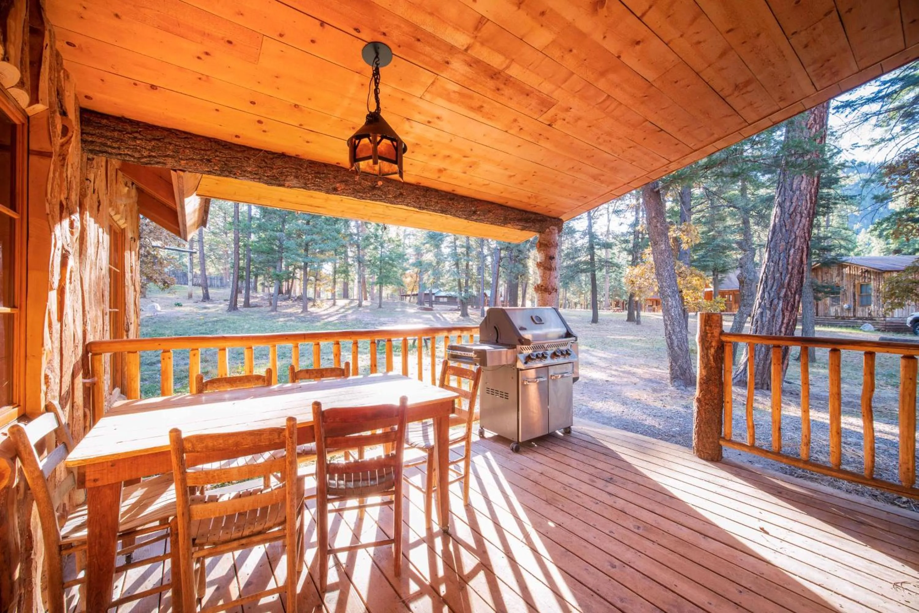 Patio in Corkins Lodge
