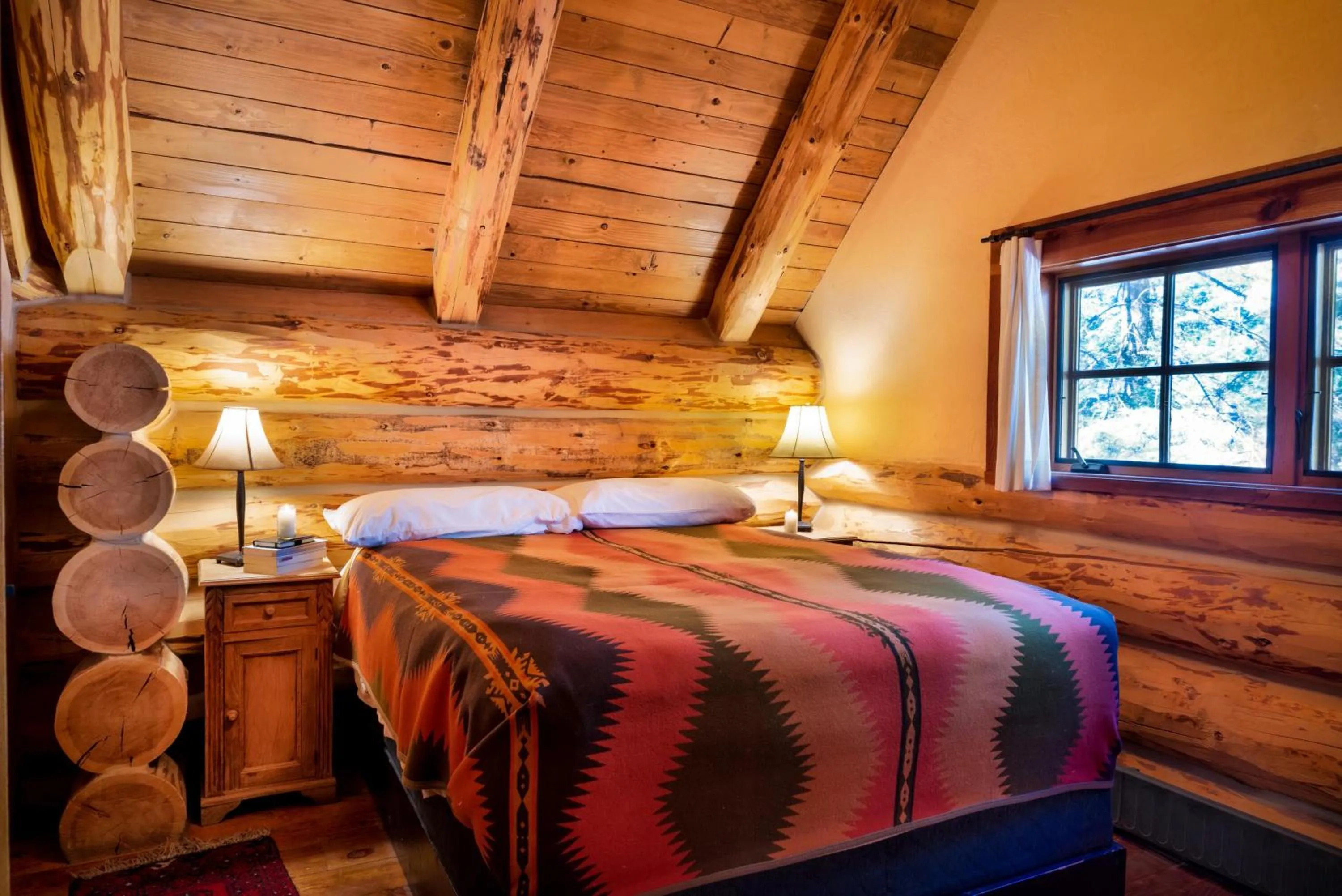 Bed in Corkins Lodge