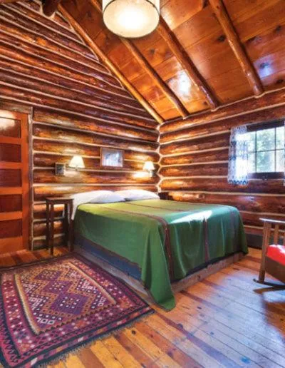 Bed in Corkins Lodge