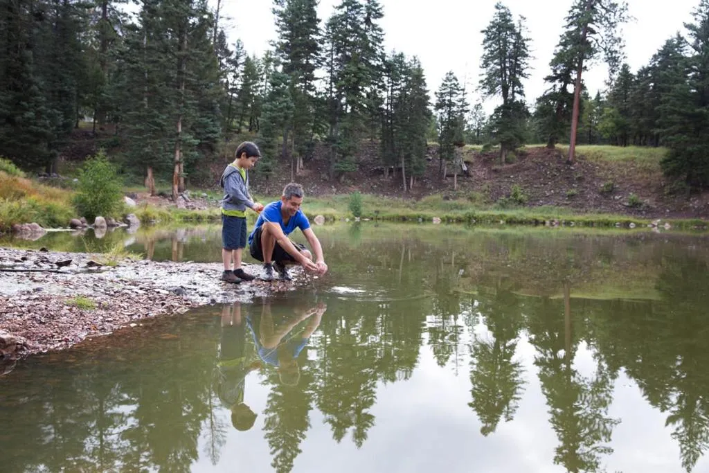 Fishing in Corkins Lodge