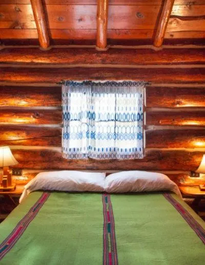 Bed in Corkins Lodge