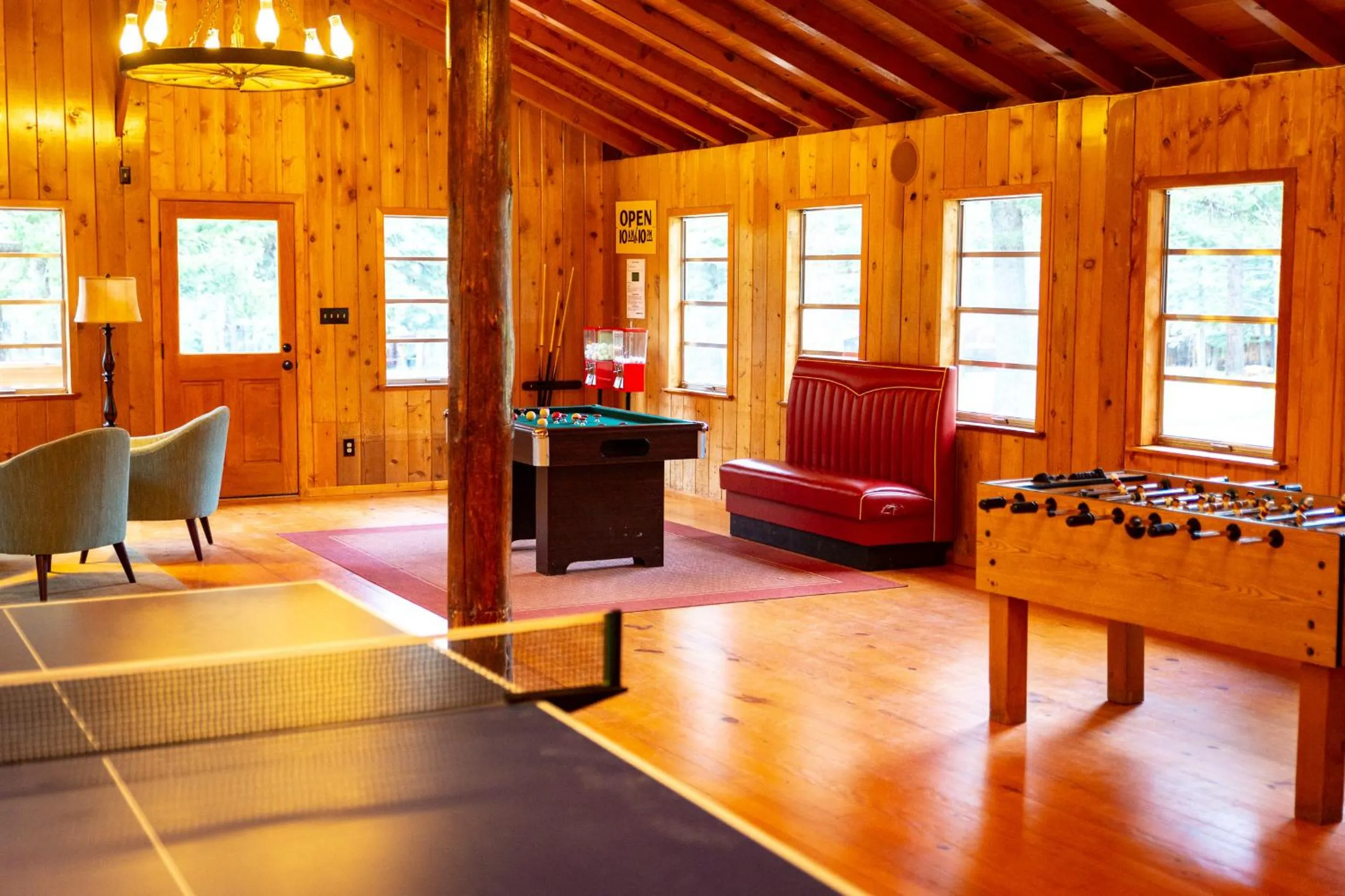 Game Room in Corkins Lodge