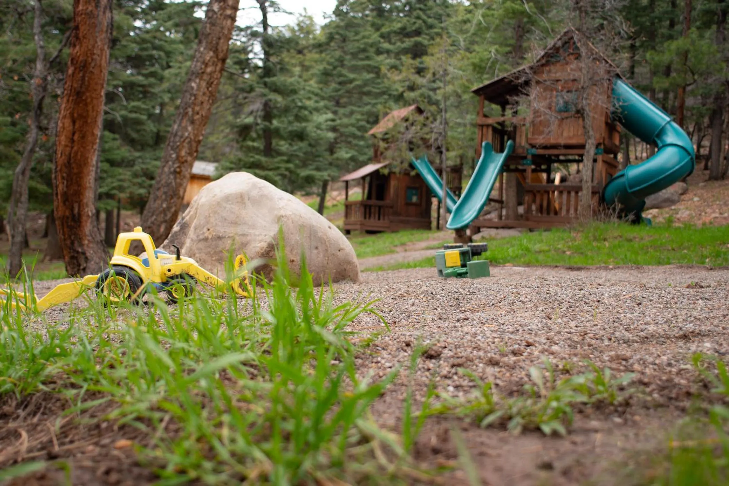 Children play ground in Corkins Lodge