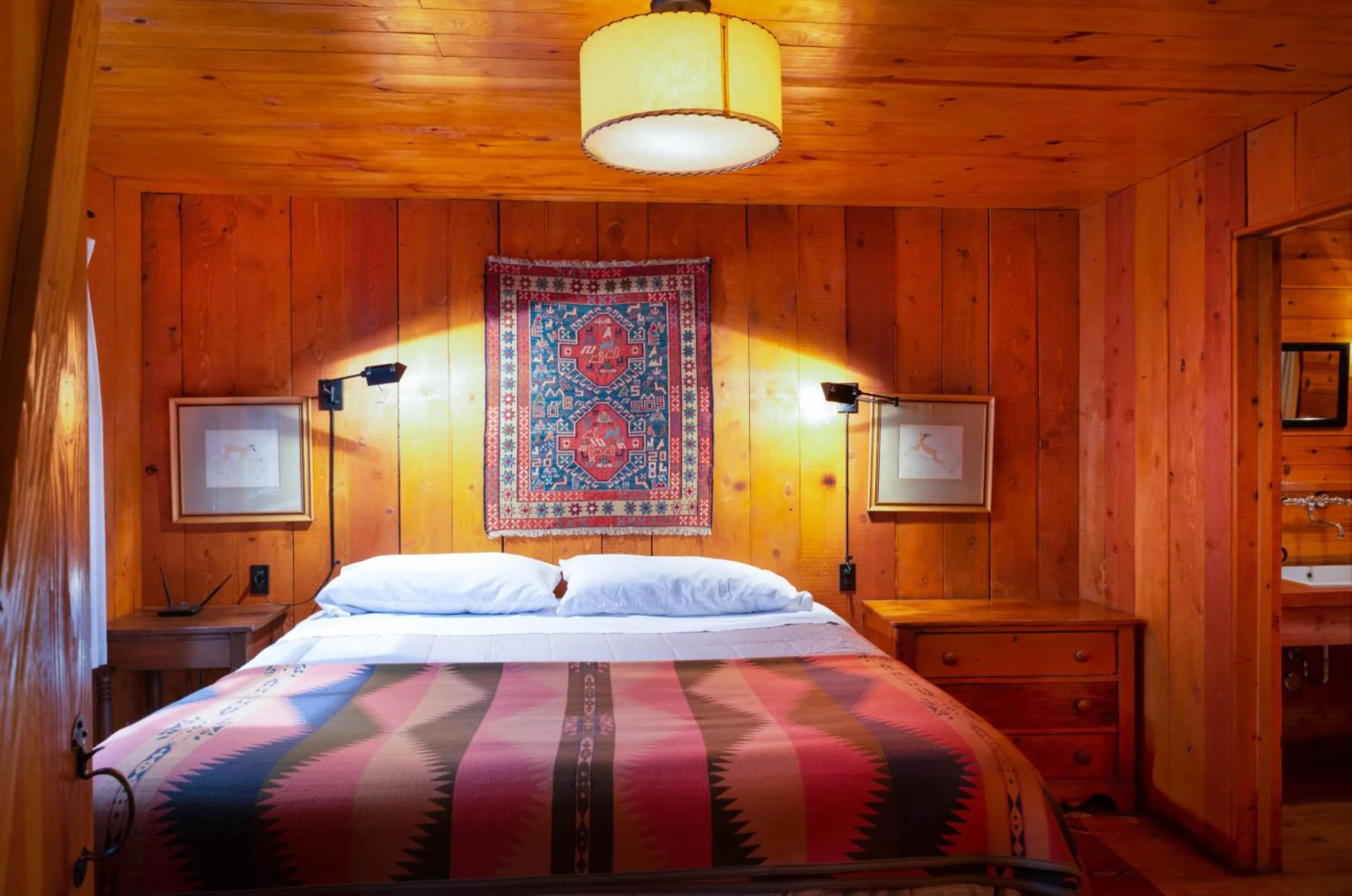 Bed in Corkins Lodge