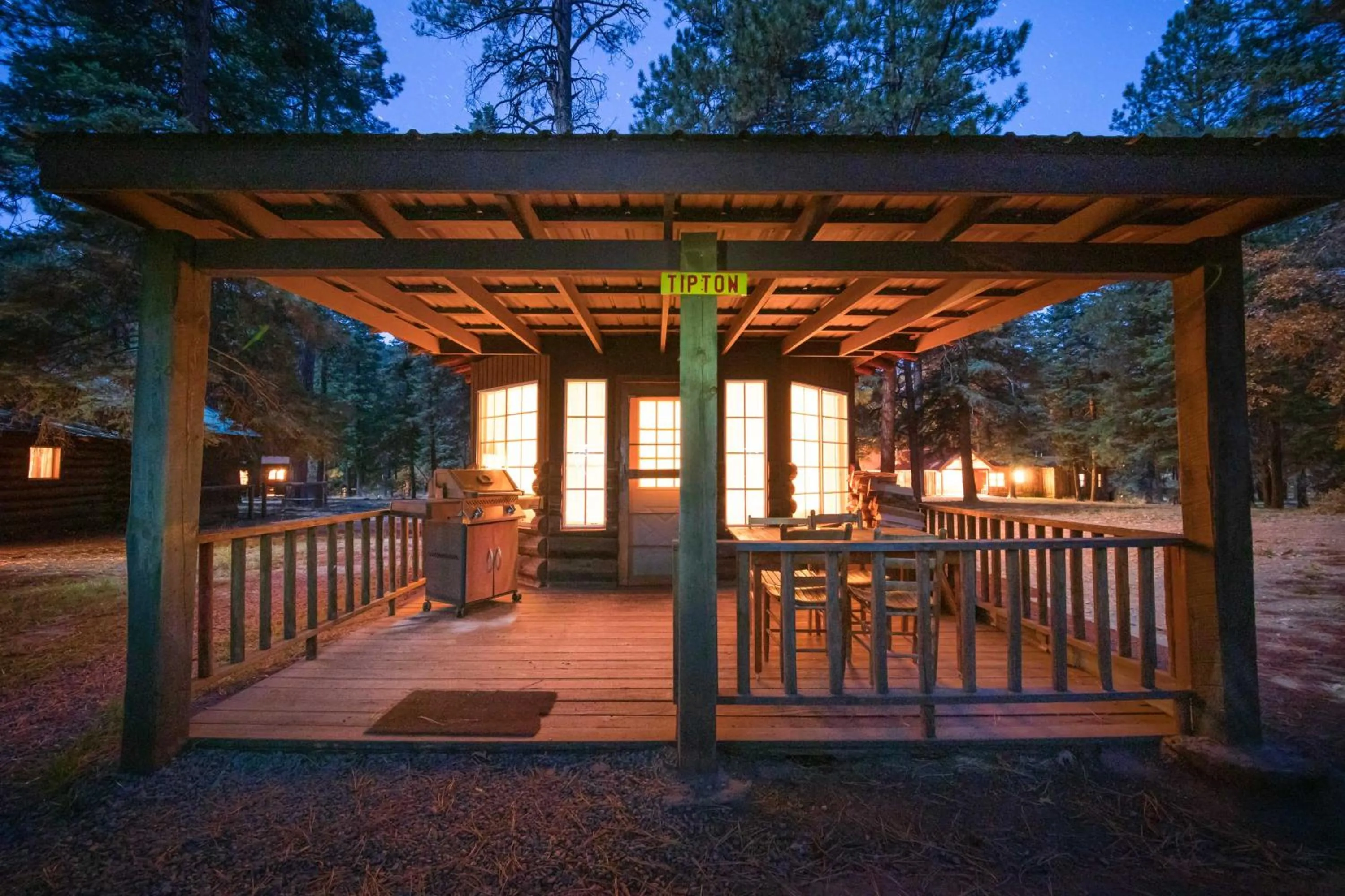 Patio in Corkins Lodge