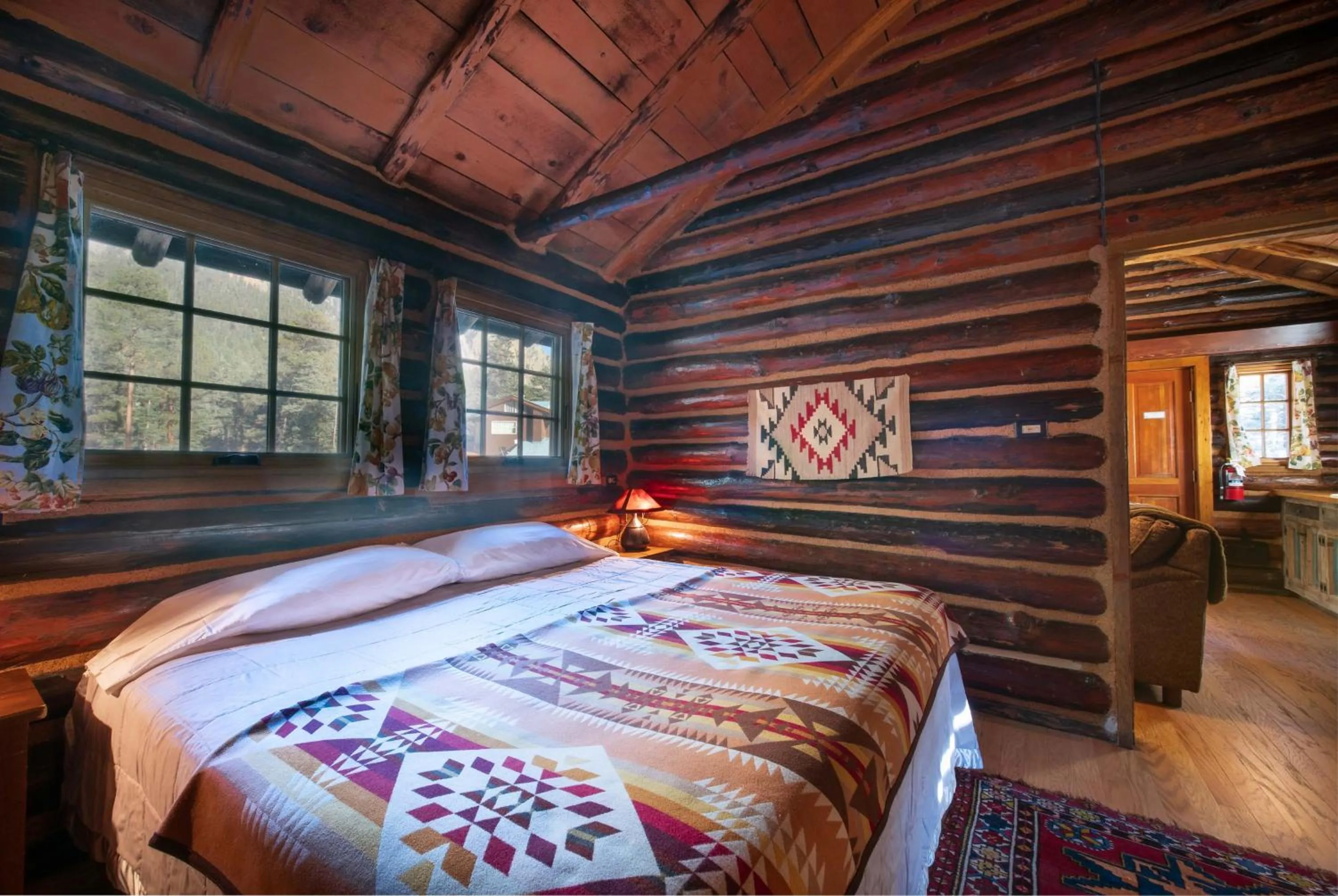 Bed in Corkins Lodge