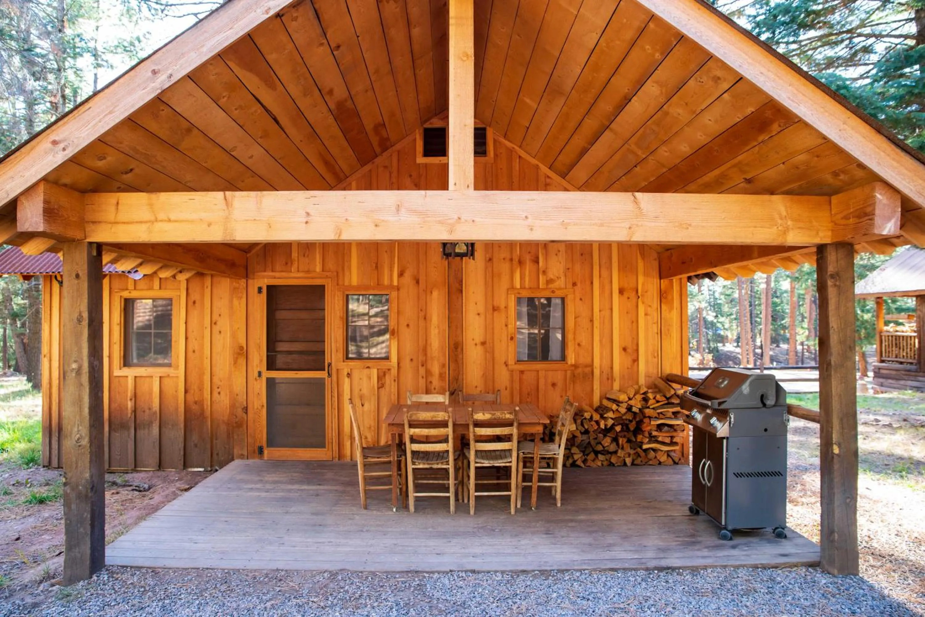 Patio in Corkins Lodge