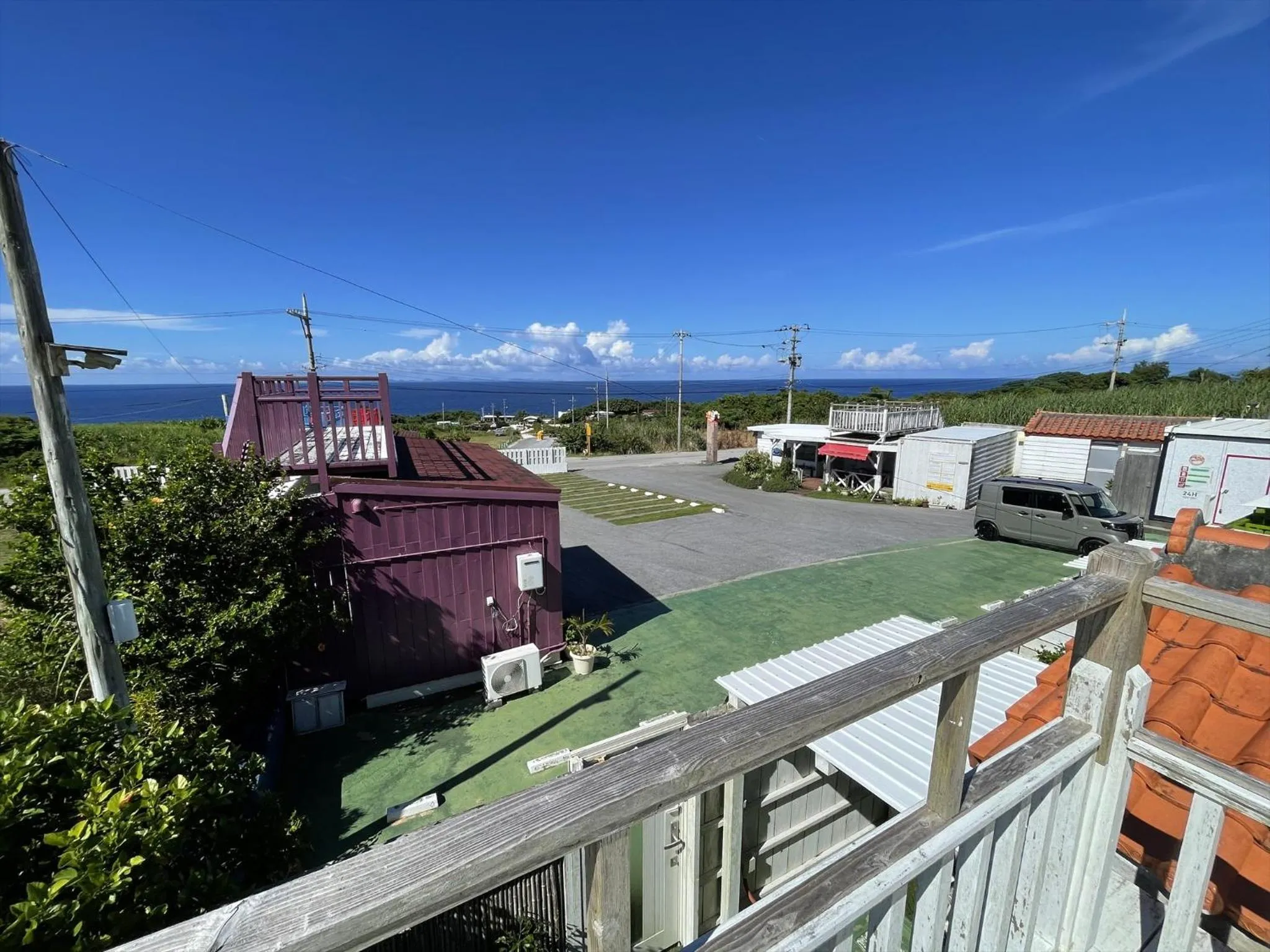 Balcony/Terrace in Shiawaseninaru Kourijima no Yado