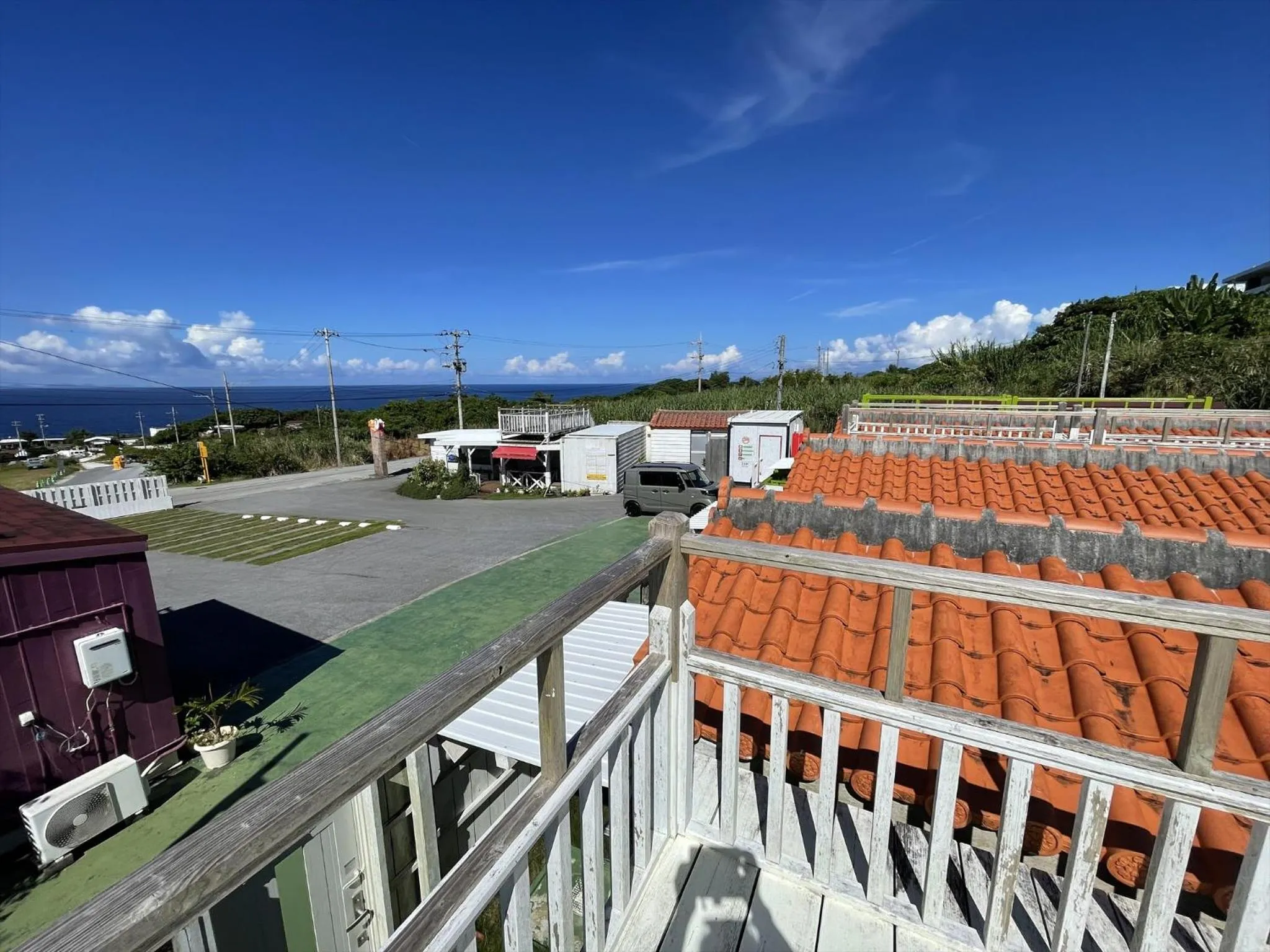 Balcony/Terrace in Shiawaseninaru Kourijima no Yado