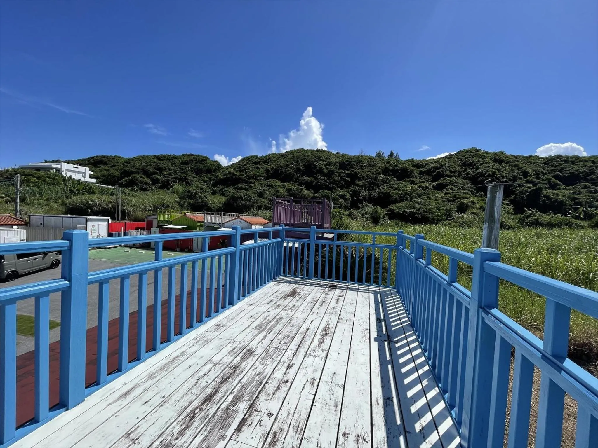 Balcony/Terrace in Shiawaseninaru Kourijima no Yado
