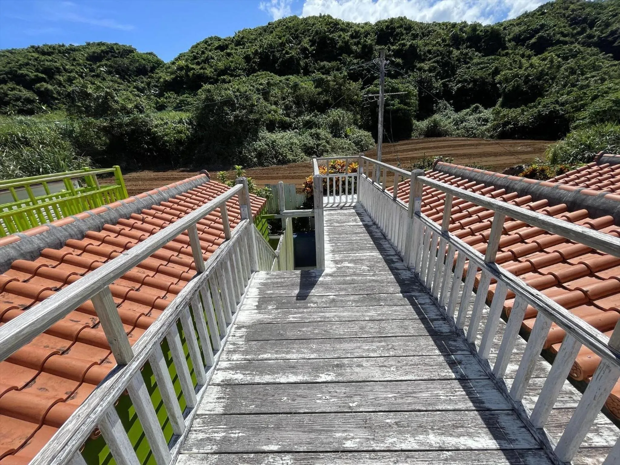 Balcony/Terrace in Shiawaseninaru Kourijima no Yado