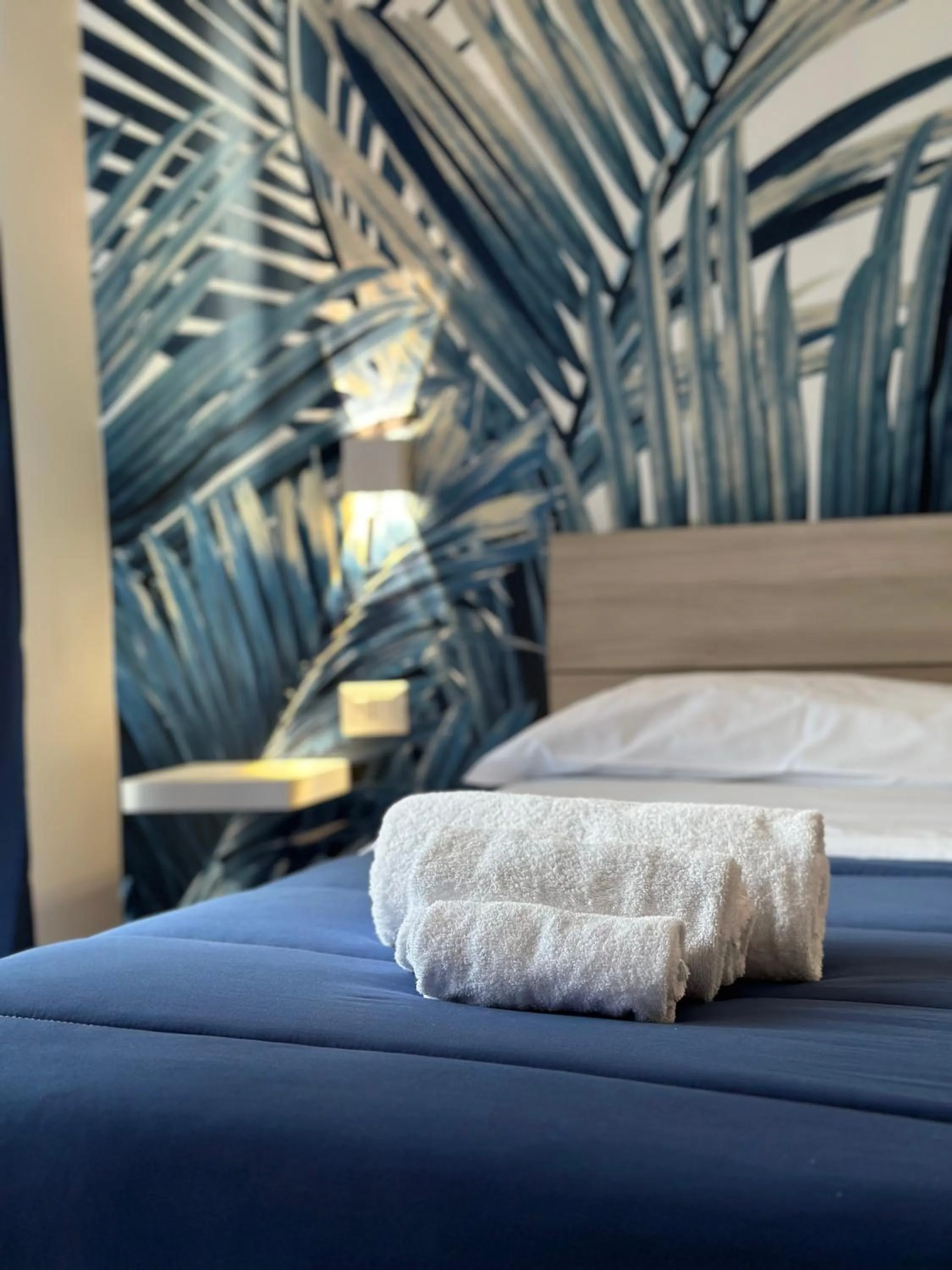 Bed in B&B Napoli's Rooftop