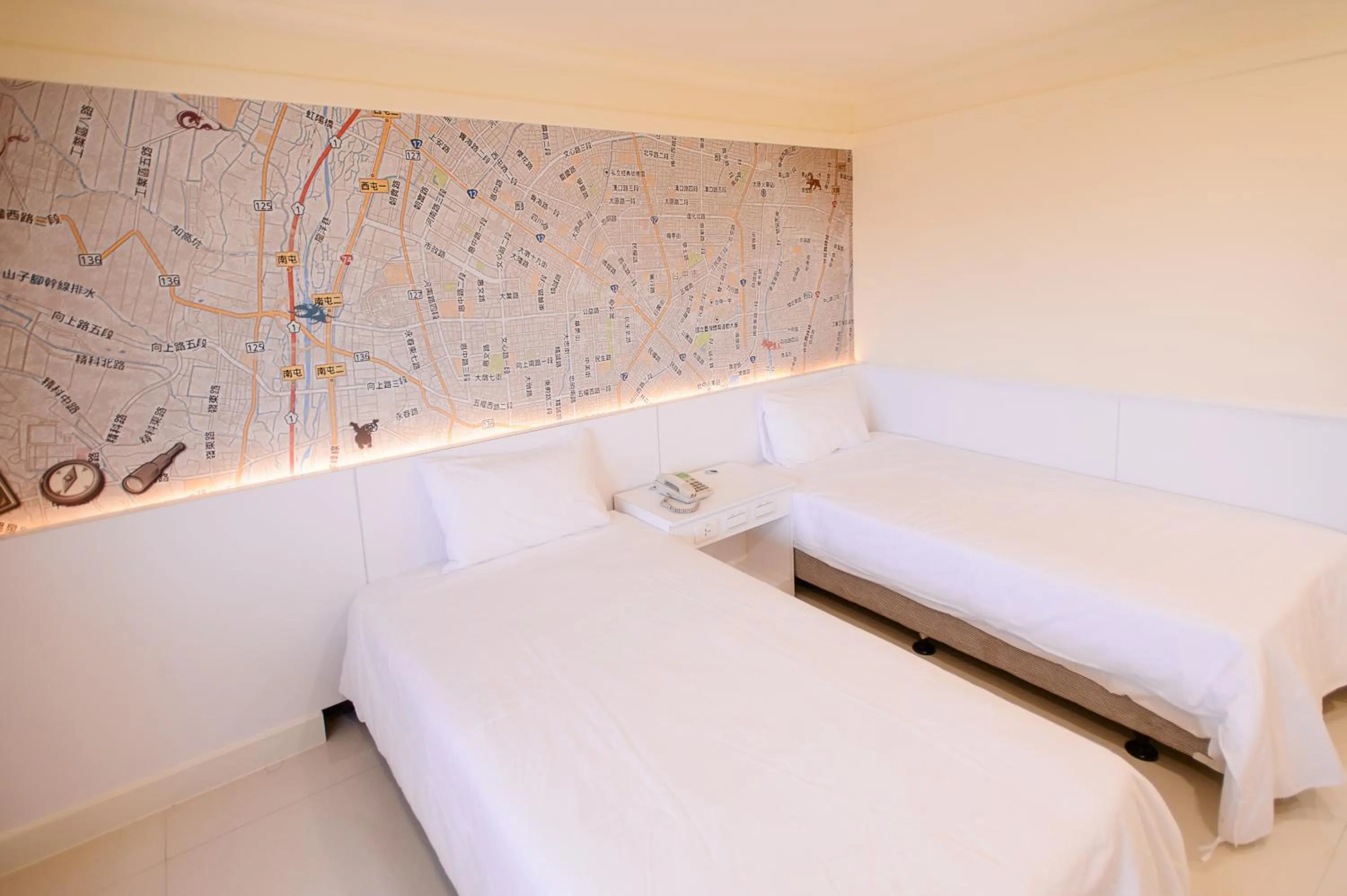 Bed in KIWI-Taichung Station Branch 1