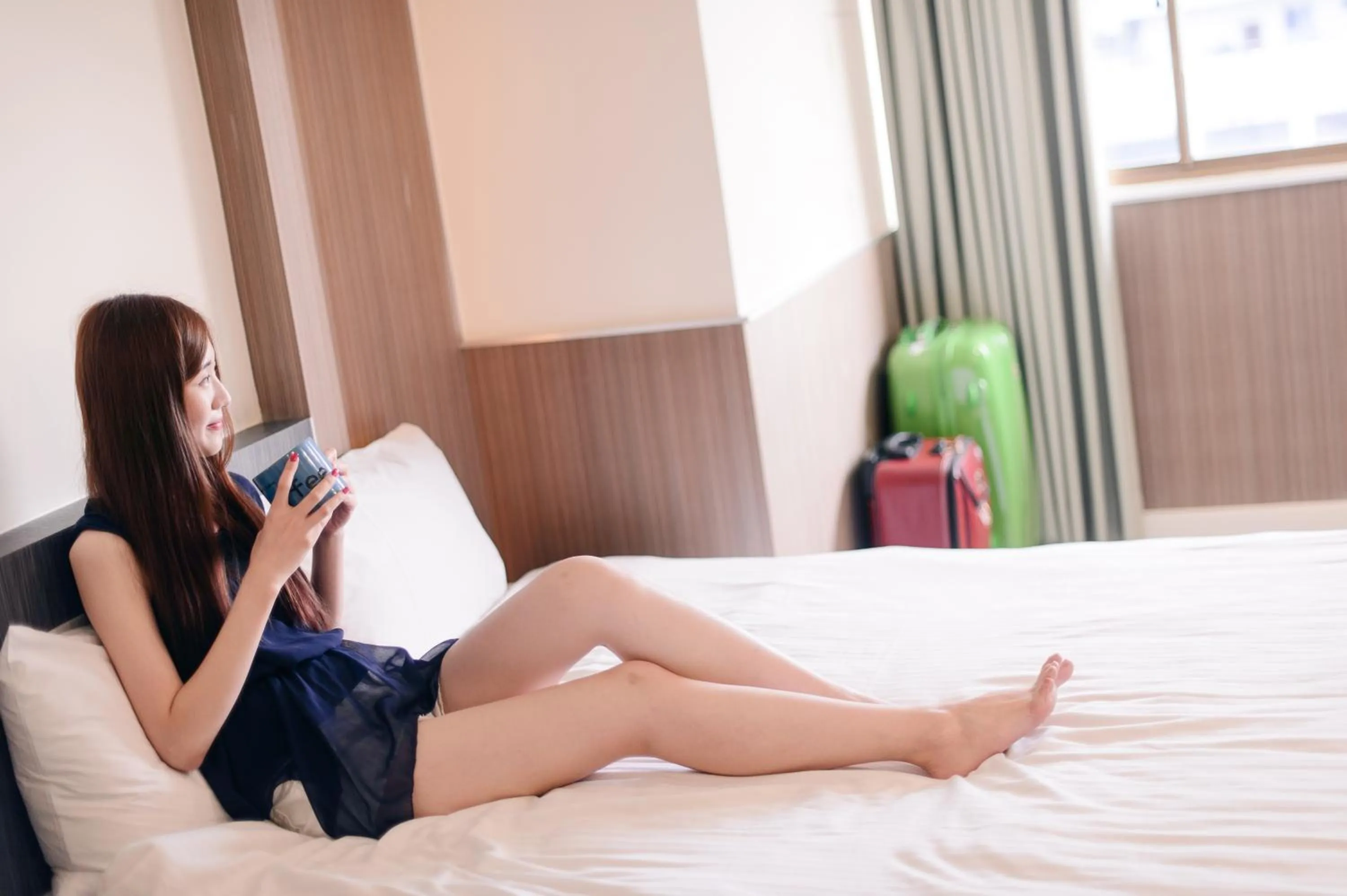 Guests, Bed in KIWI-Taichung Station Branch 1