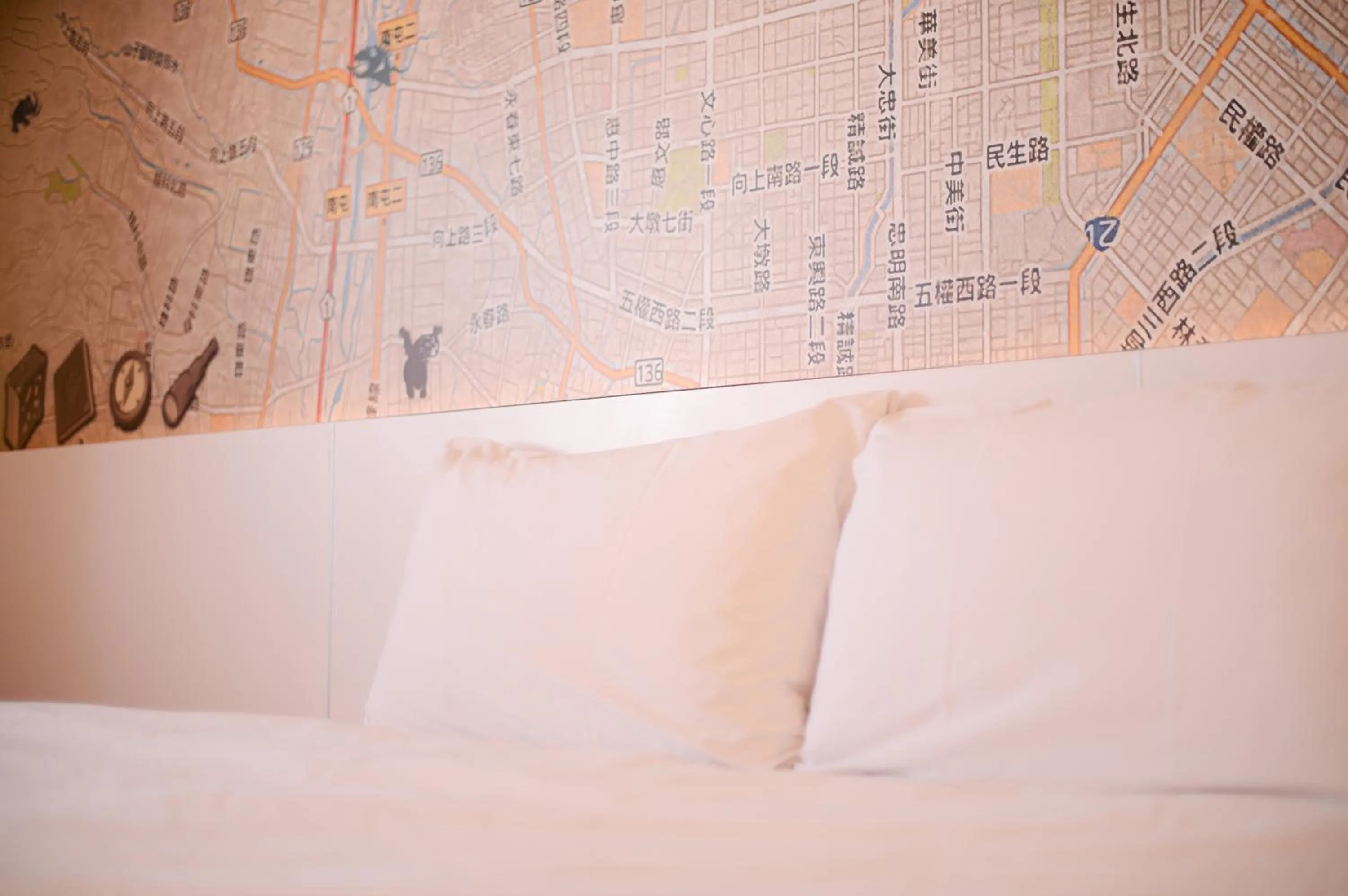 Bed in KIWI-Taichung Station Branch 1