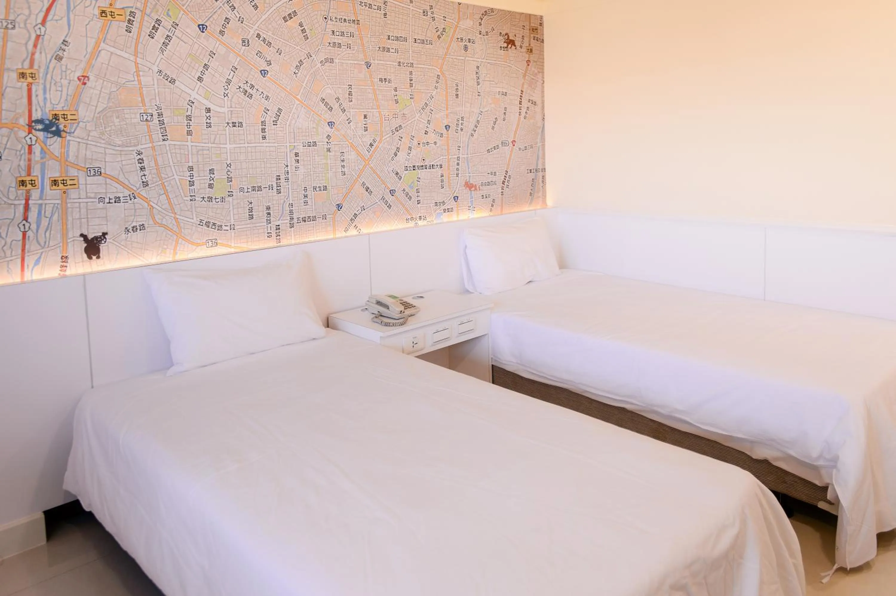 Bed in KIWI-Taichung Station Branch 1