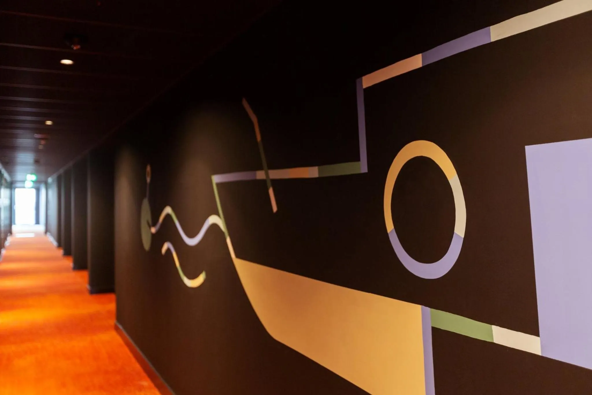 Decorative detail in Holiday Inn - the niu, Fender Amsterdam