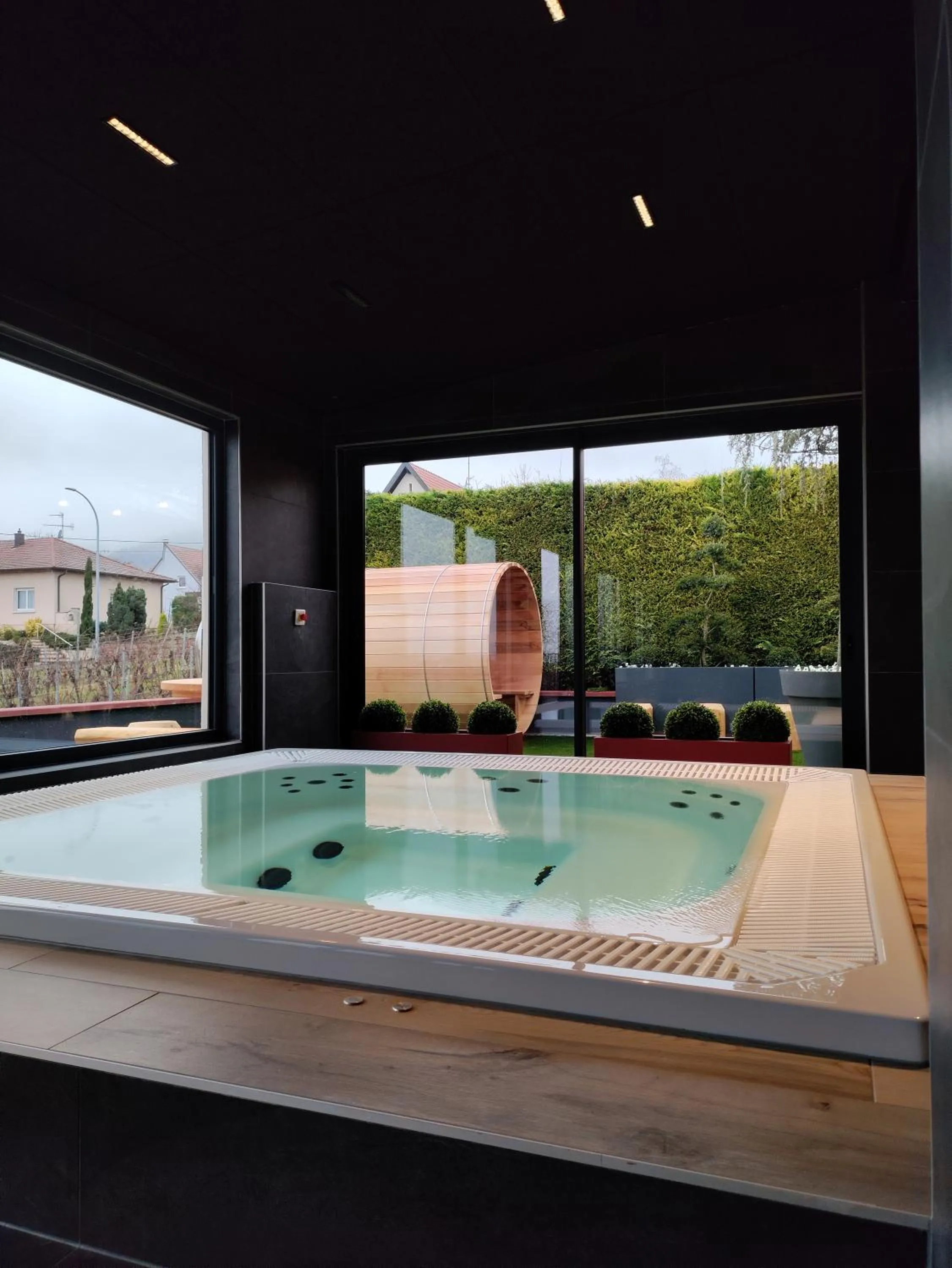 Sauna in James Vignoble Hôtel, Eguisheim