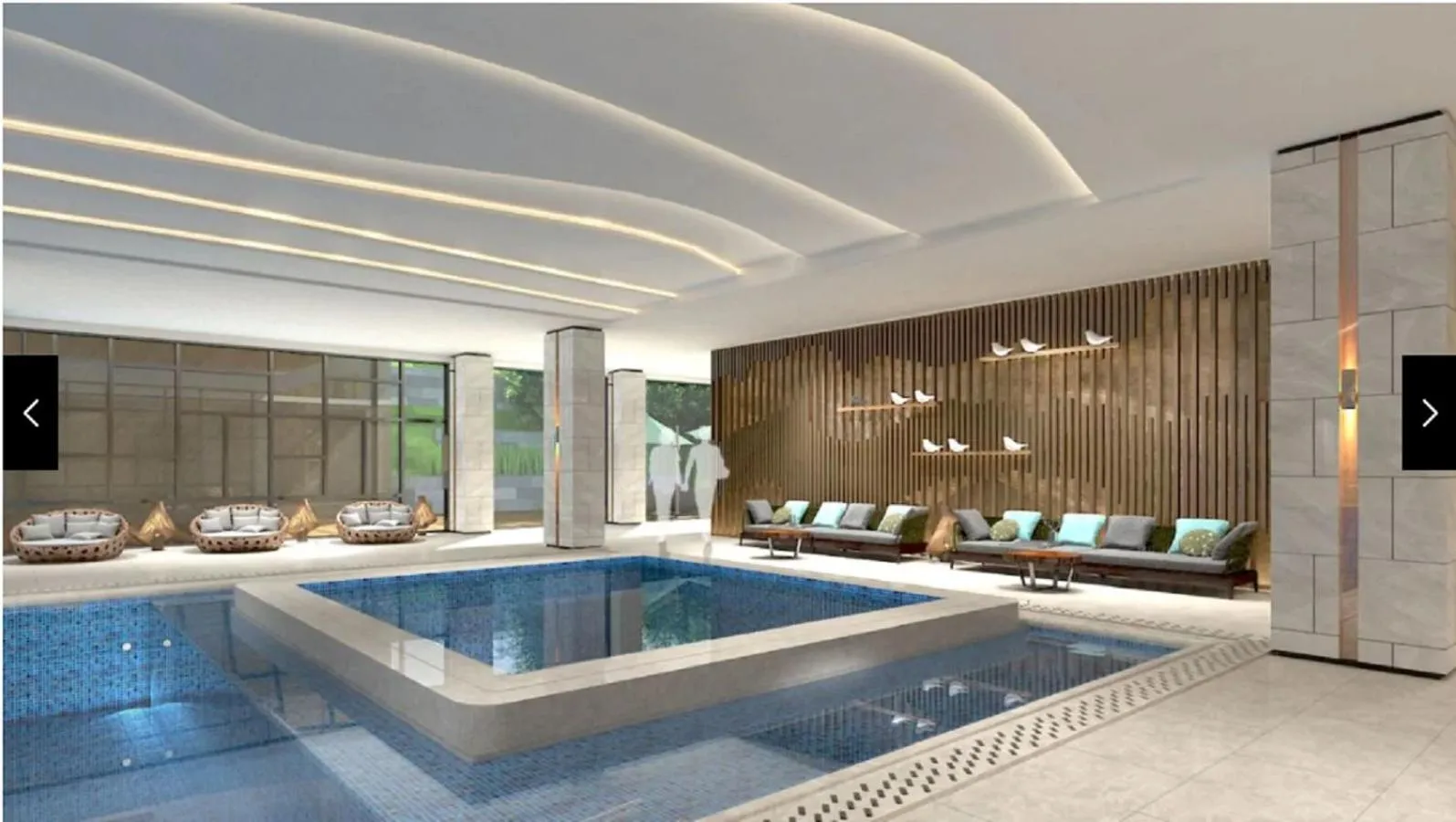 Swimming pool in Hyatt Regency Beijing Shiyuan