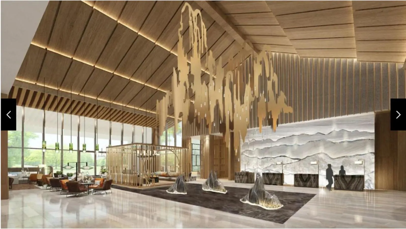 Facade/entrance in Hyatt Regency Beijing Shiyuan