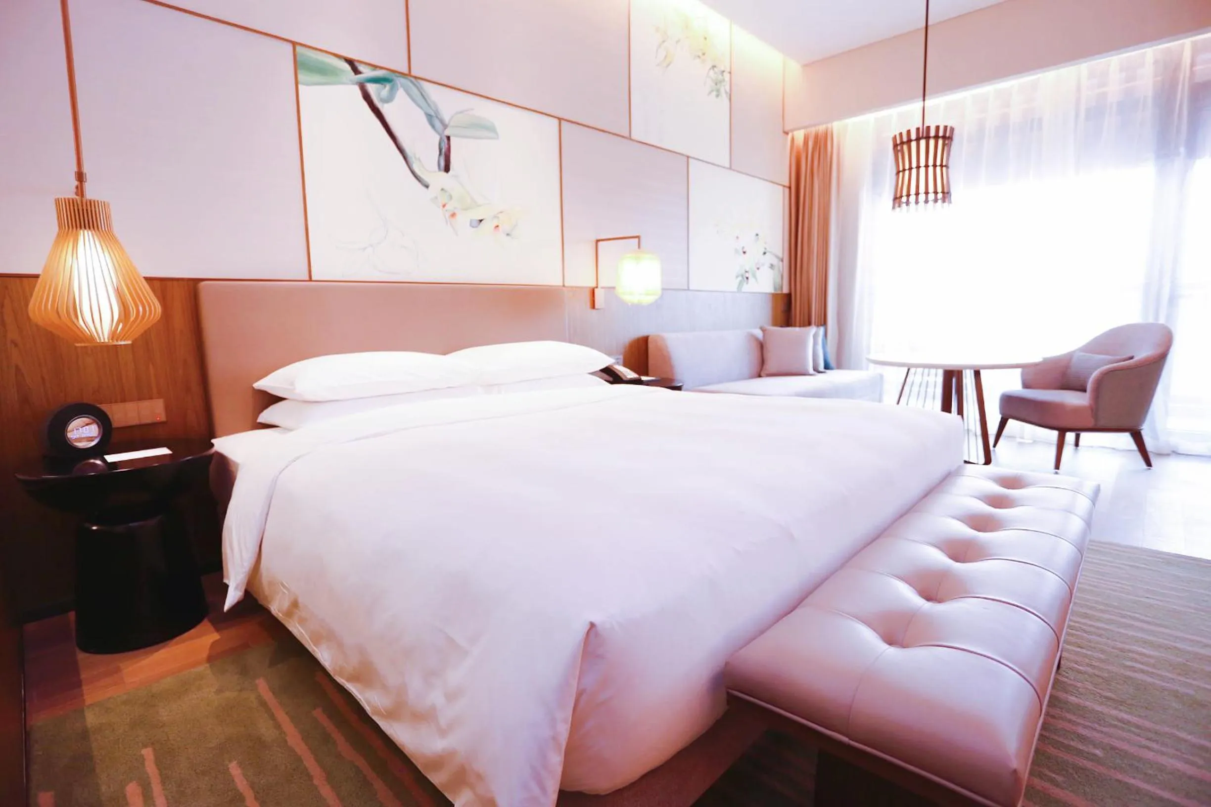 Bed in Hyatt Regency Beijing Shiyuan