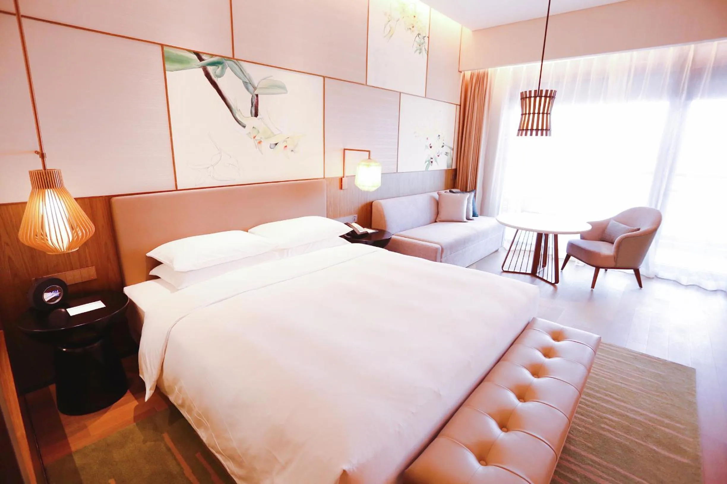 Bed in Hyatt Regency Beijing Shiyuan