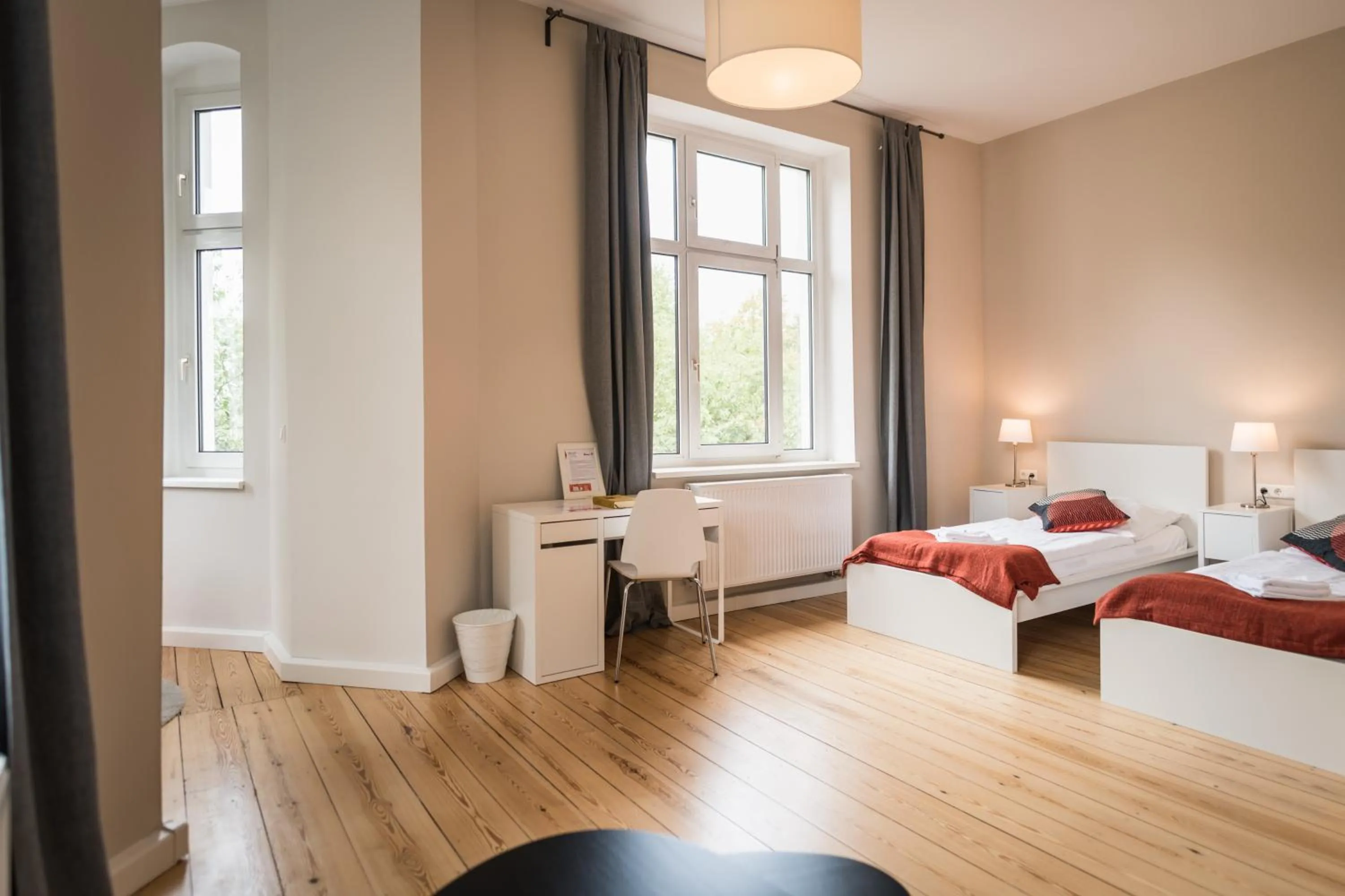 Photo of the whole room, Bed in Johanniterhaus Wittenberg