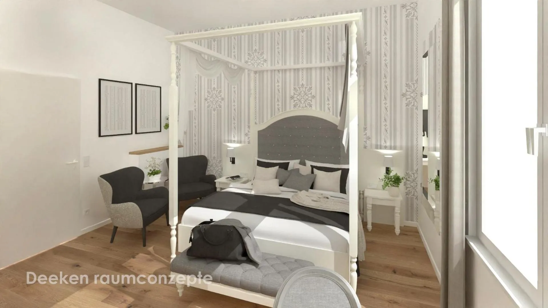 Photo of the whole room, Bed in Johanniterhaus Wittenberg