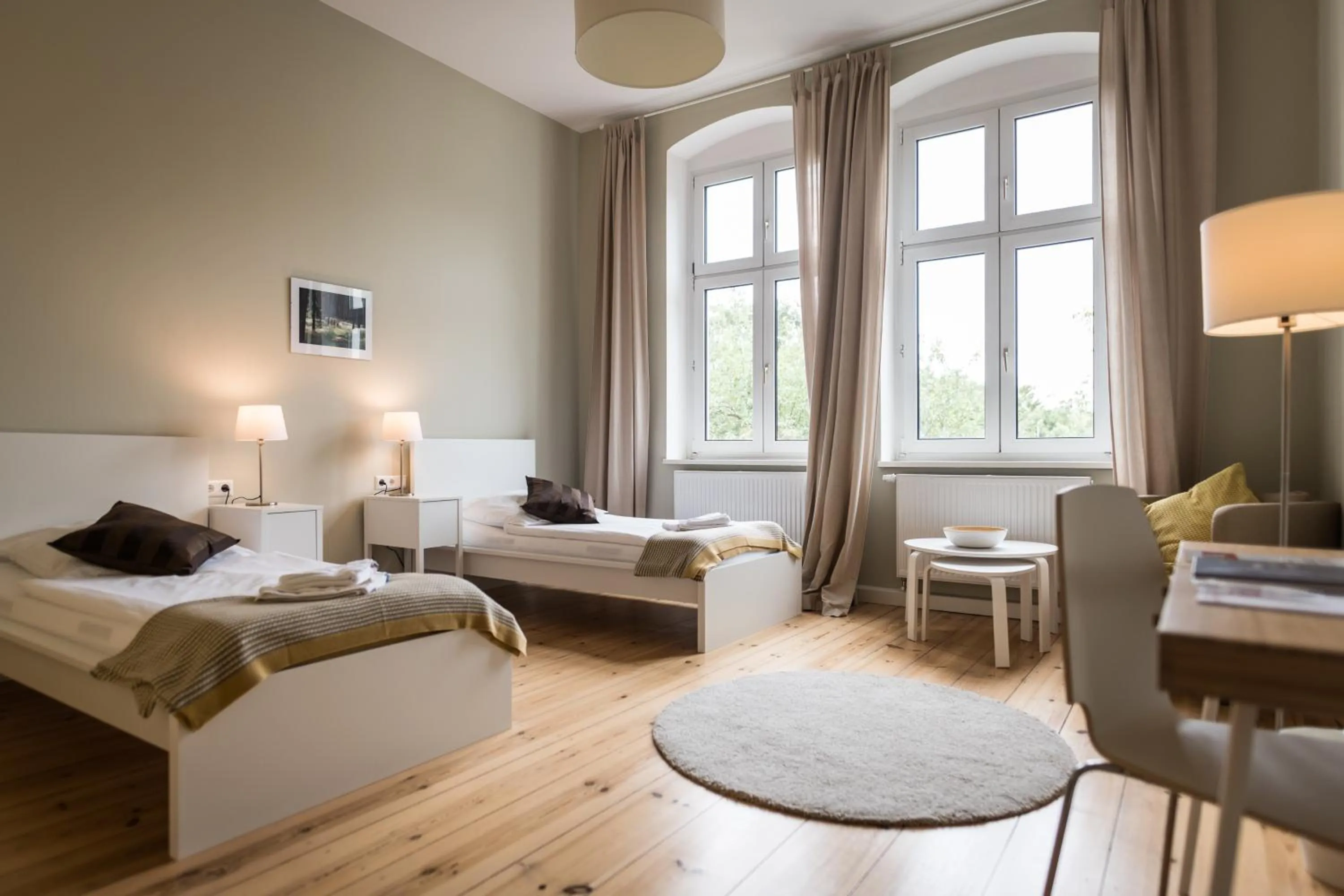 Photo of the whole room, Bed in Johanniterhaus Wittenberg