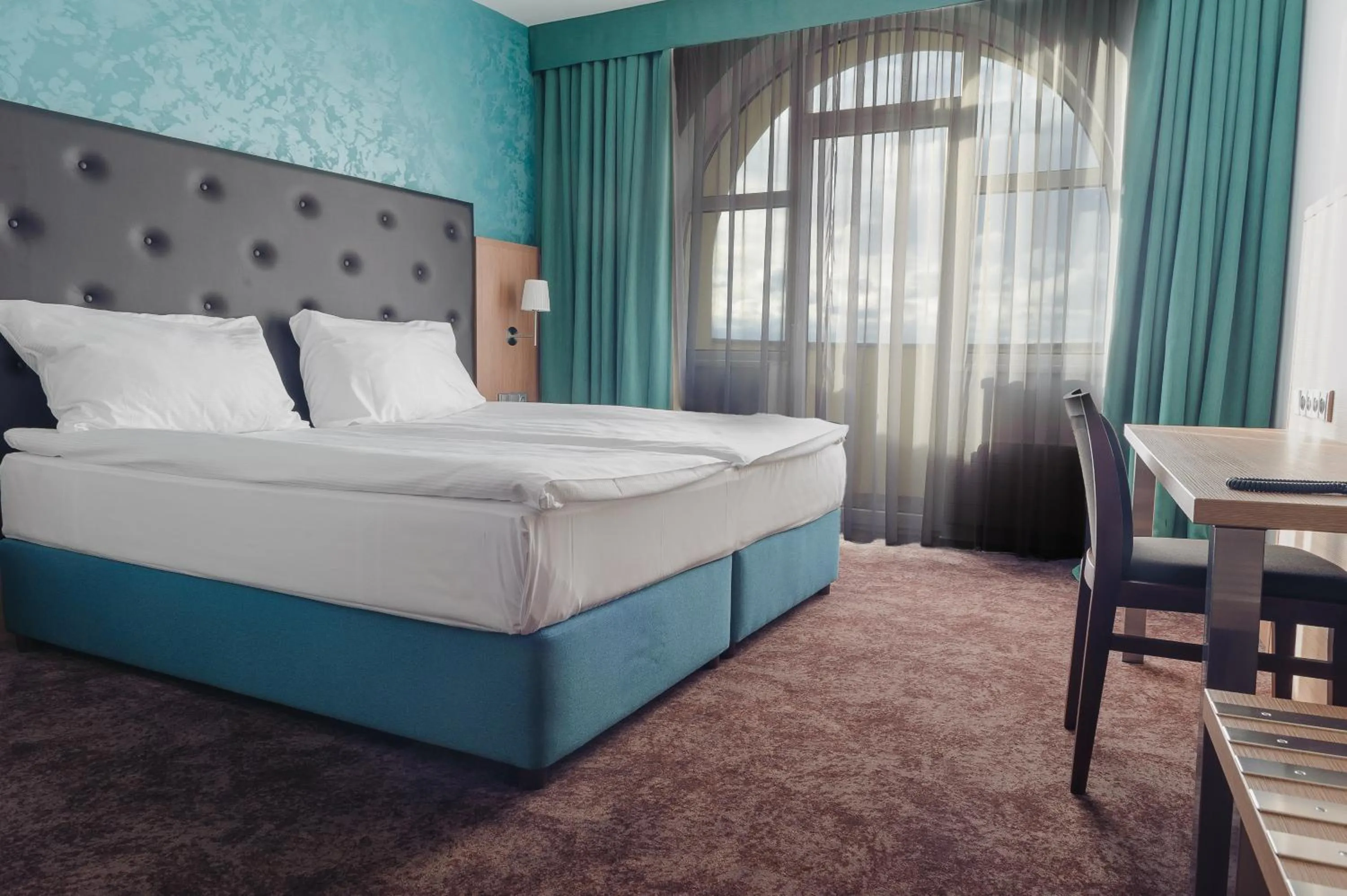 Bed in Hotel Galatea