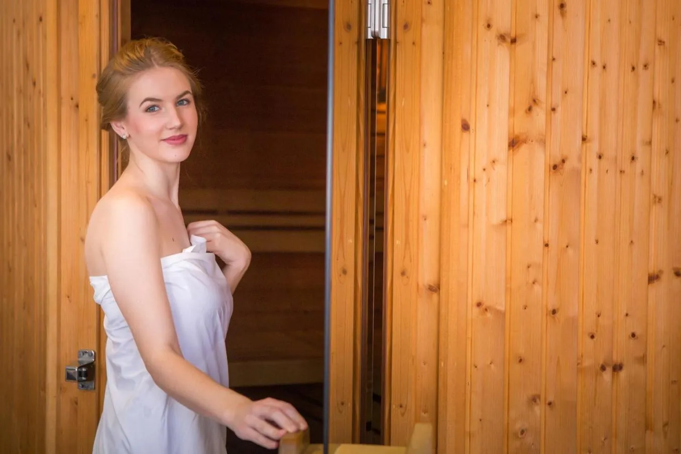 Sauna in Hotel Galatea