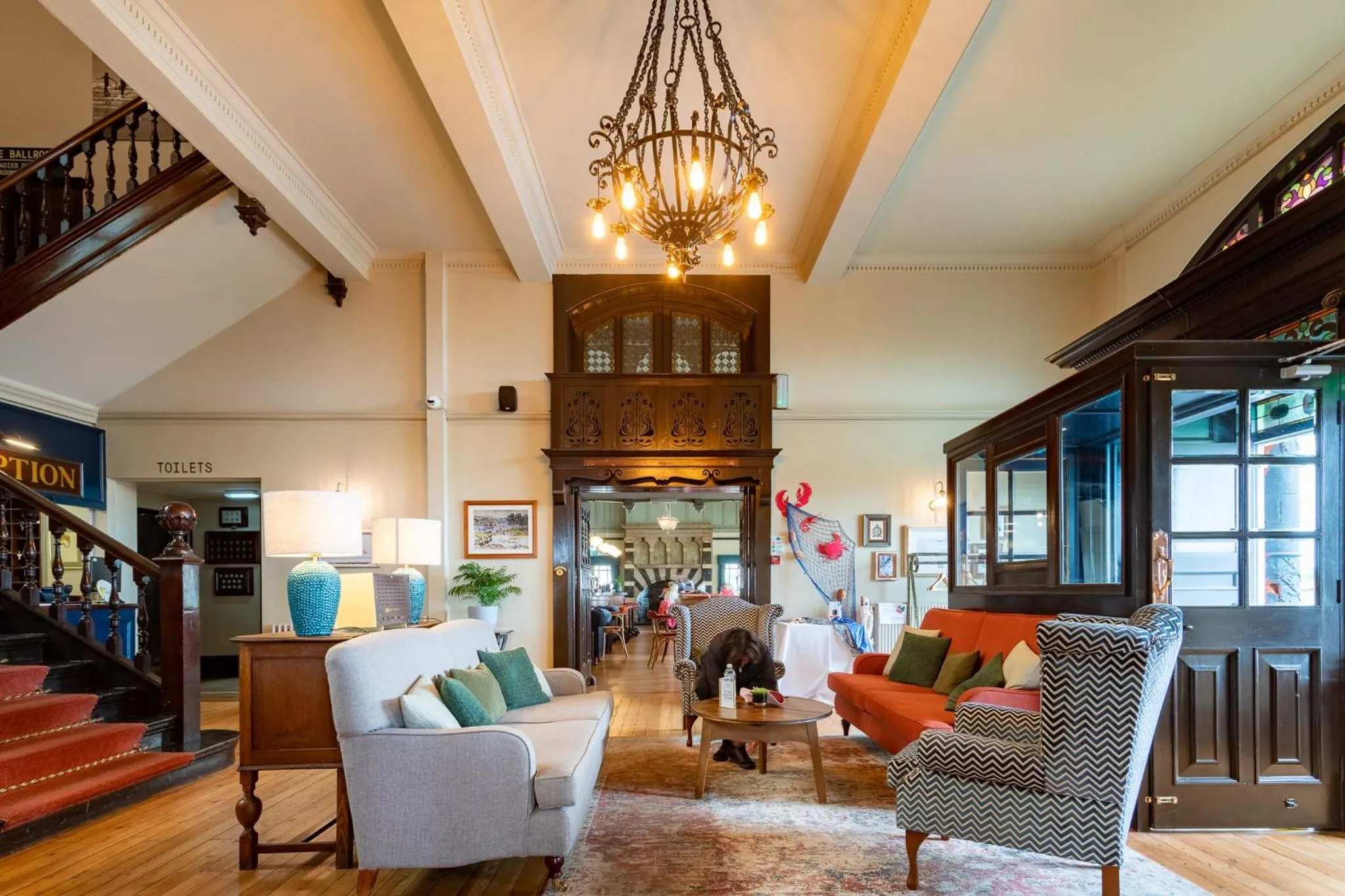 Living room in Cliftonville Hotel