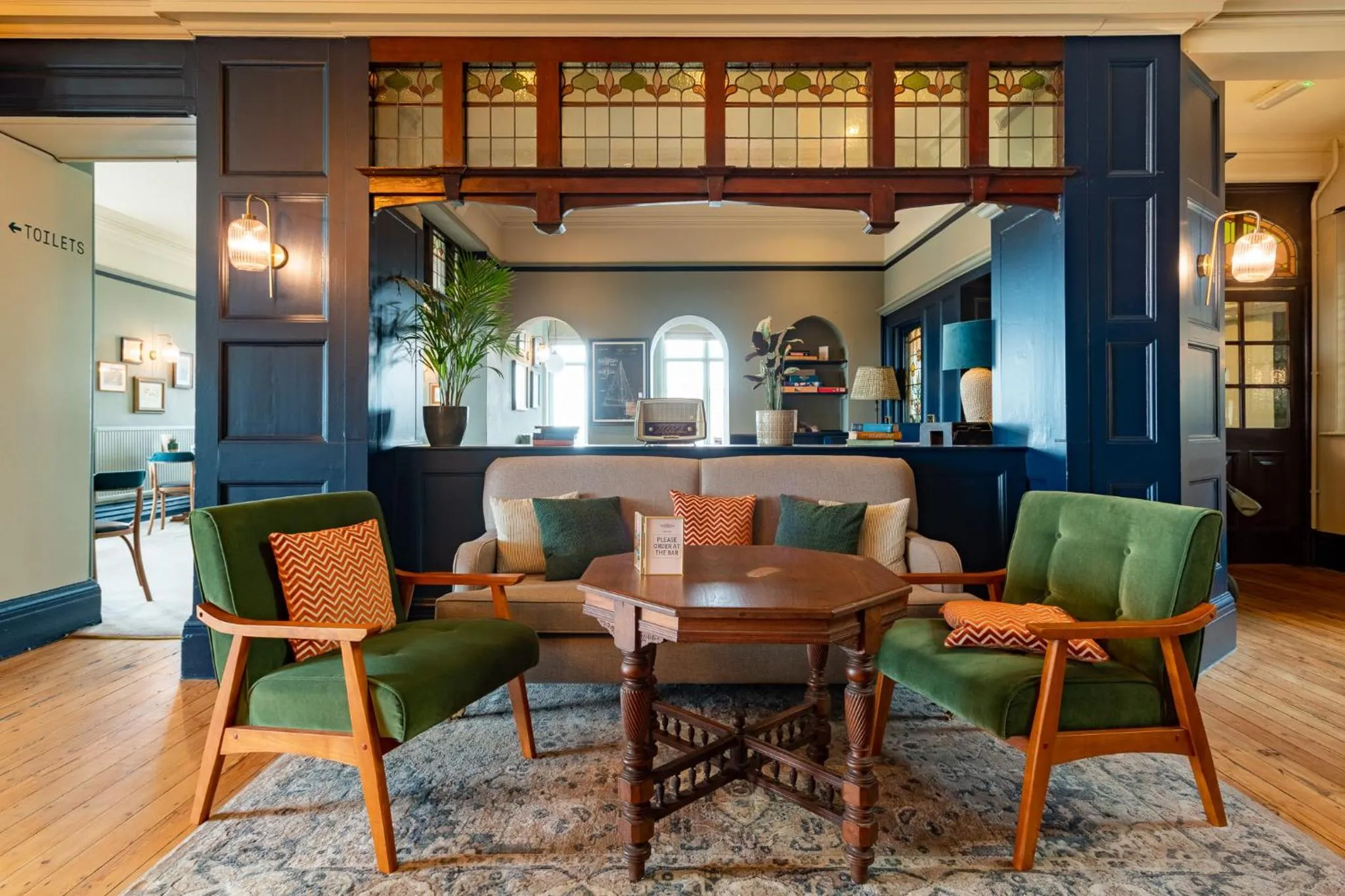 Living room in Cliftonville Hotel