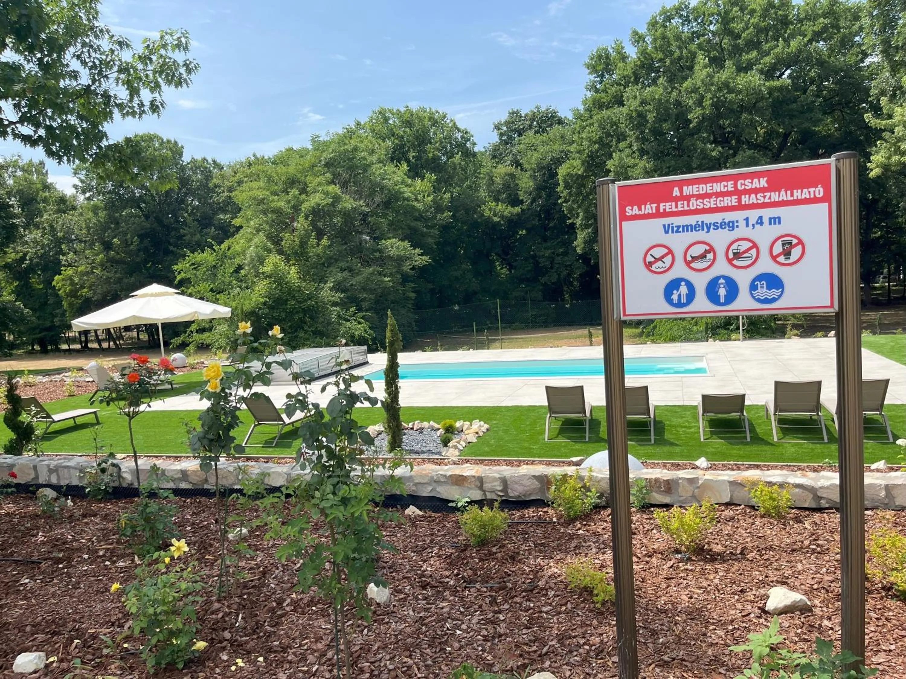 Swimming pool in Park Hotel Sóstó