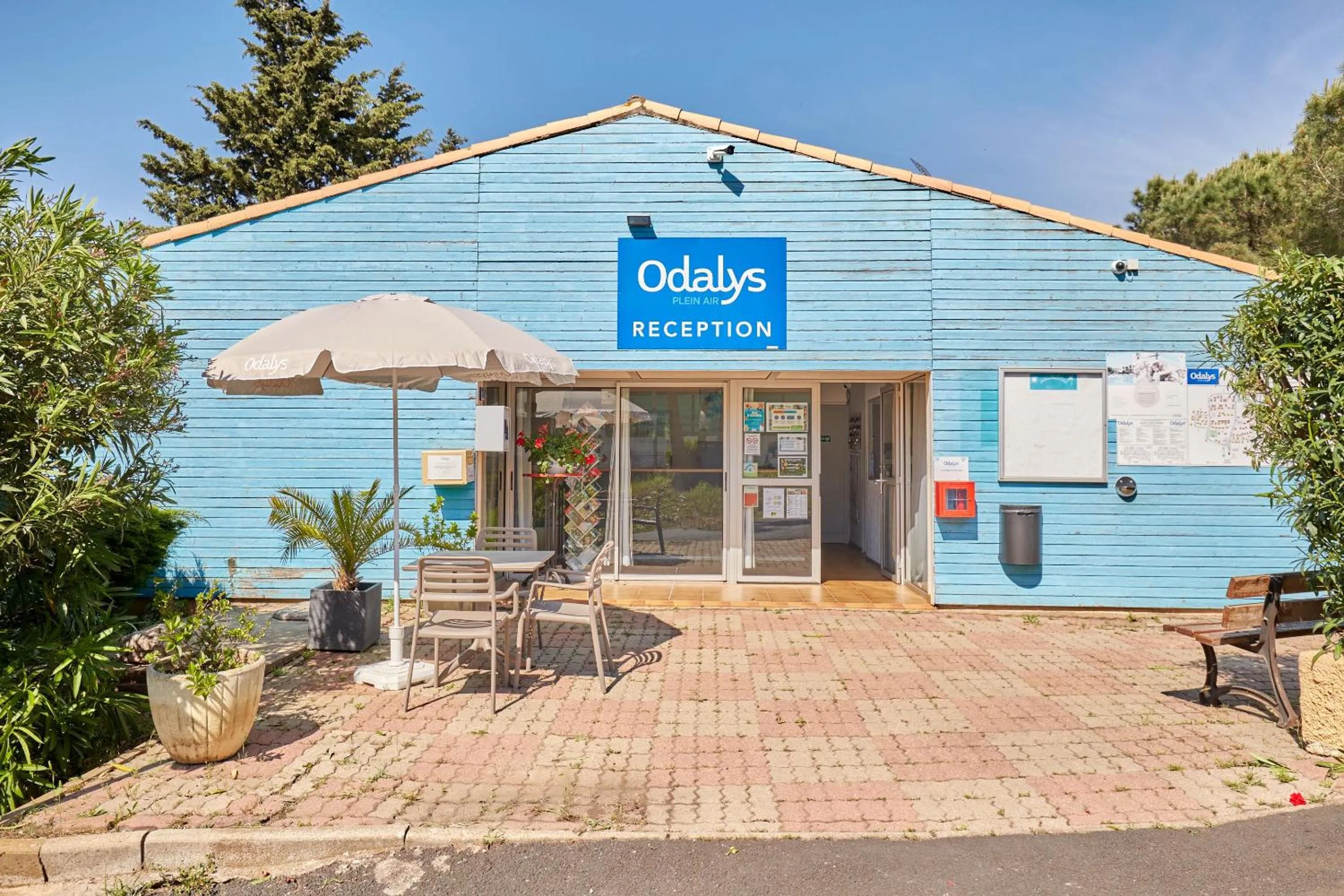 Lobby or reception in Domaine Résidentiel de Plein Air Odalys La Pinède