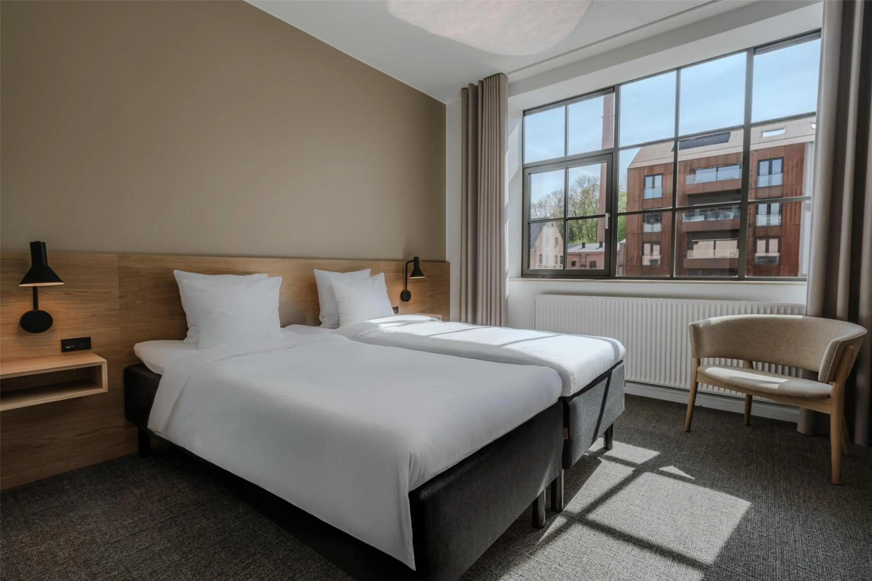 Bedroom, Bed in Radisson Hotel Papirfabrikken Silkeborg