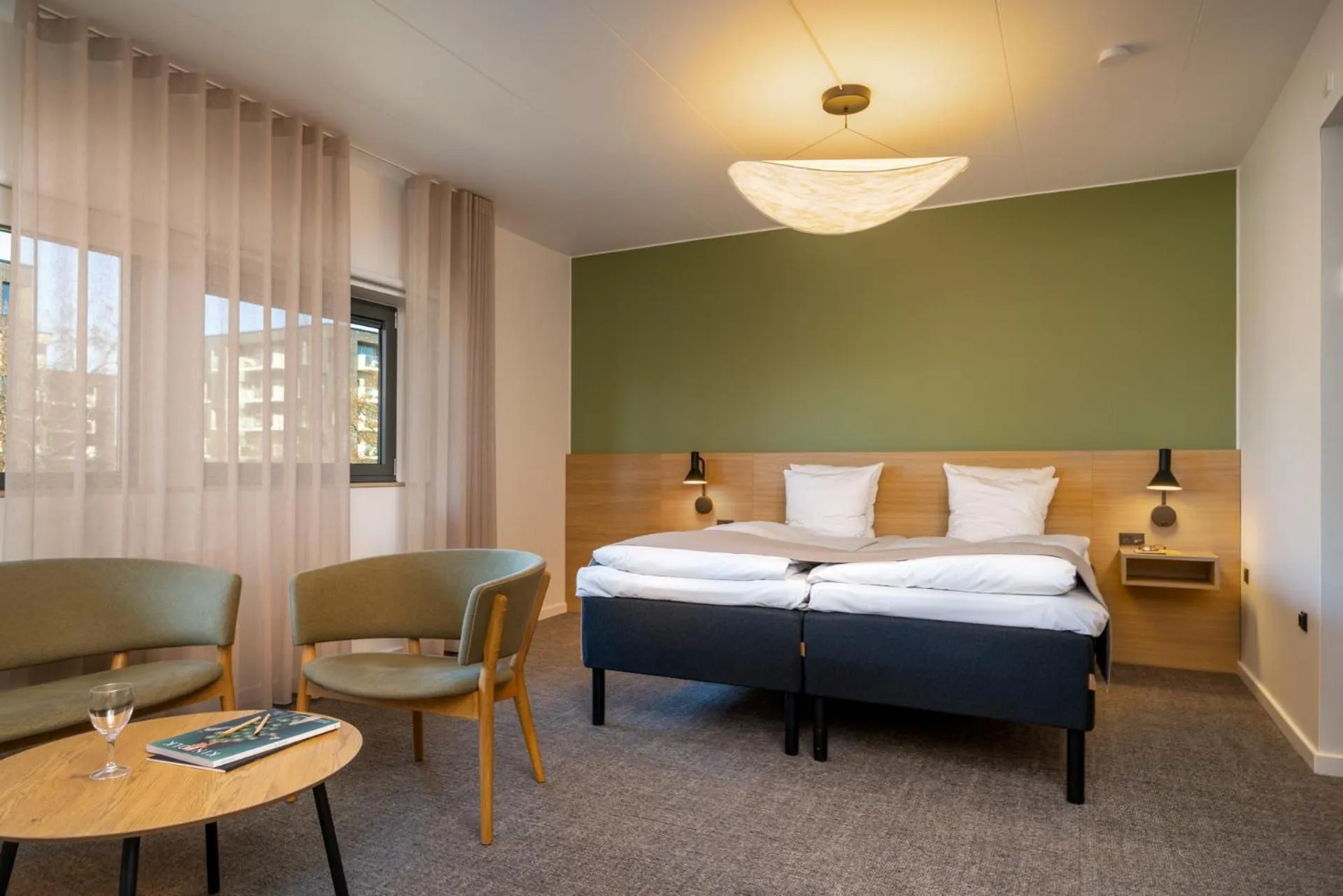 Bed in Radisson Hotel Papirfabrikken Silkeborg