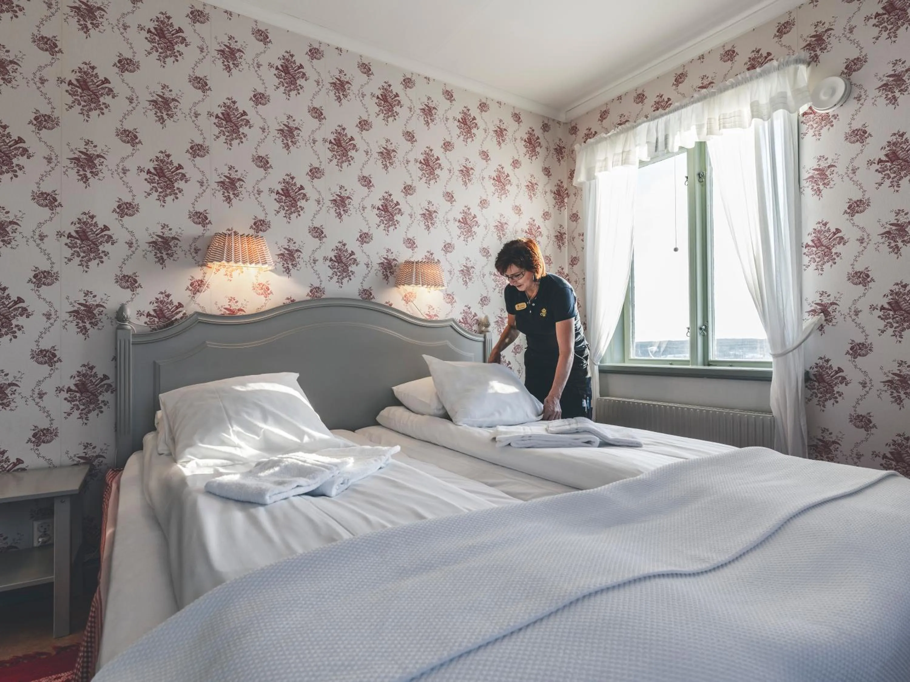 Staff, Bed in Wångens Wärdshus