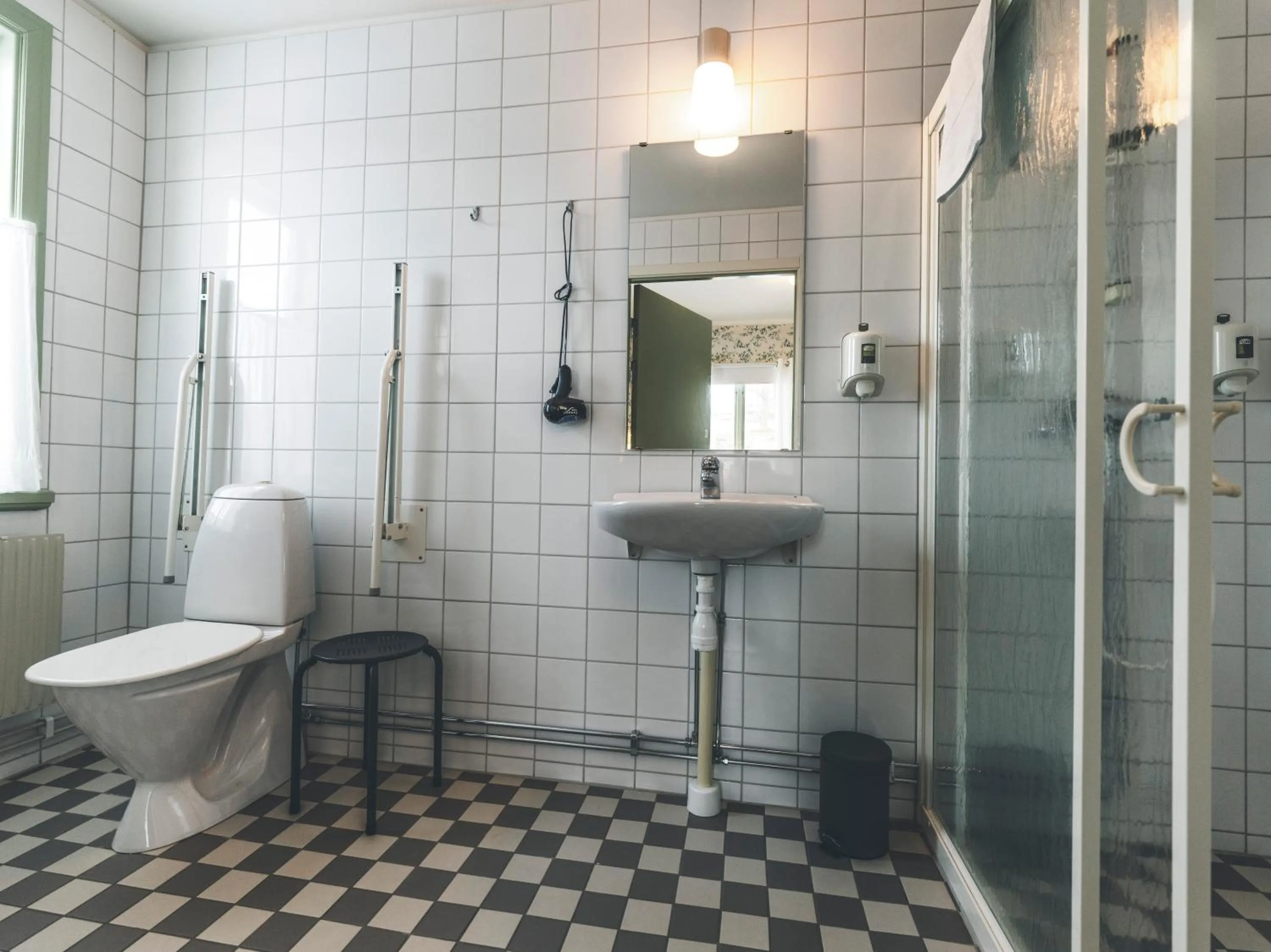 Shower in Wångens Wärdshus