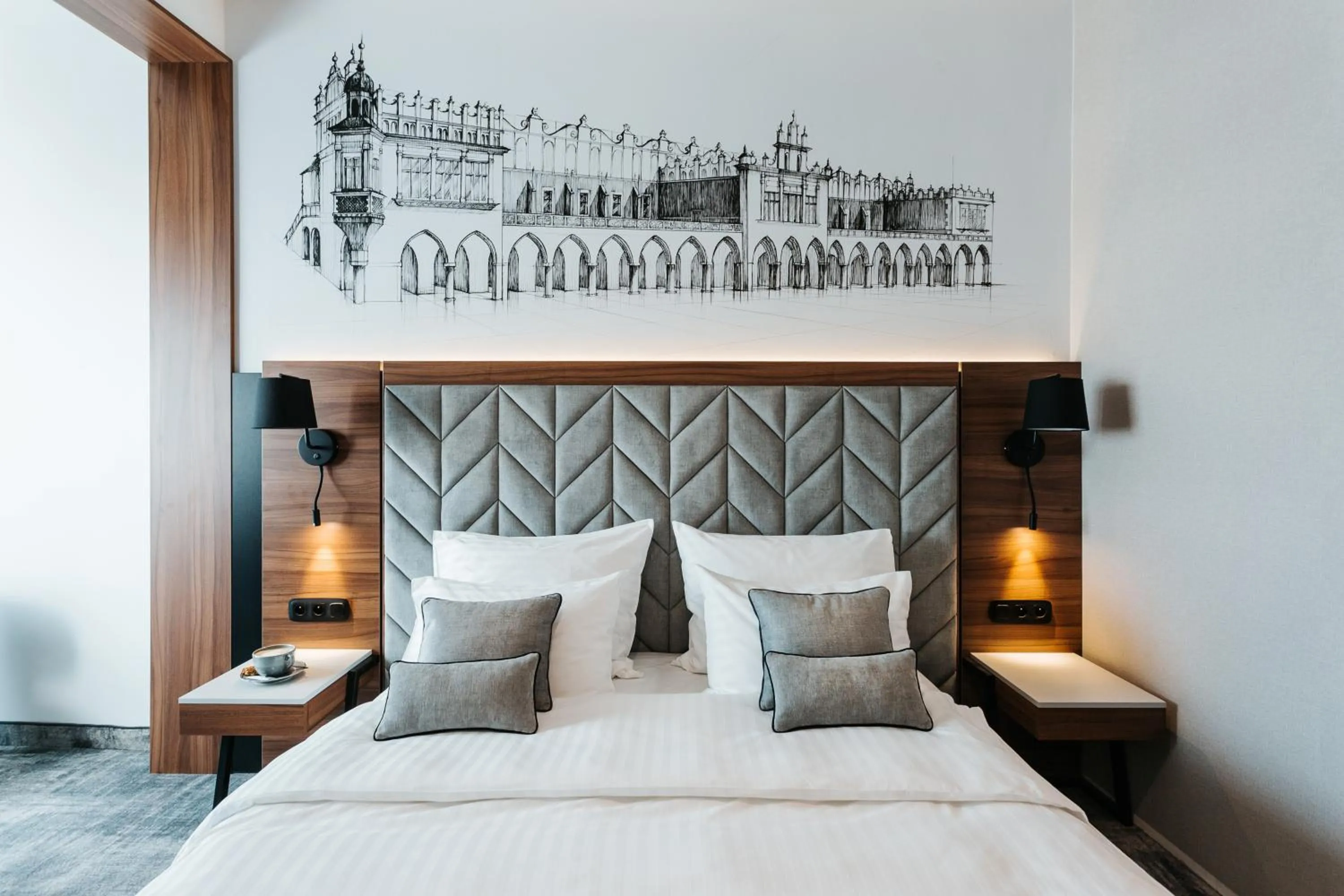 Bed in Focus Hotel Premium Kraków